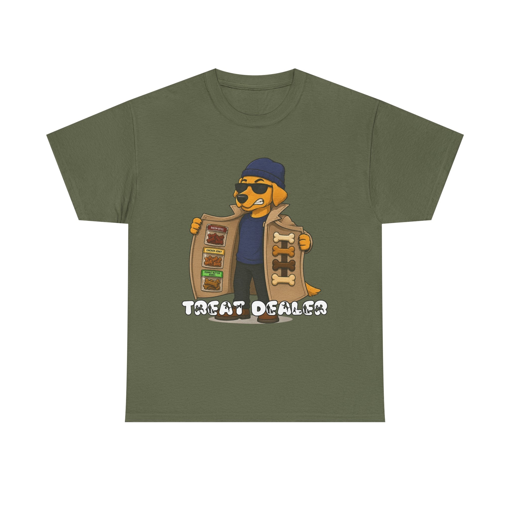 Treat Dealer T-Shirt — Funny Dog Shirt with Paw Print