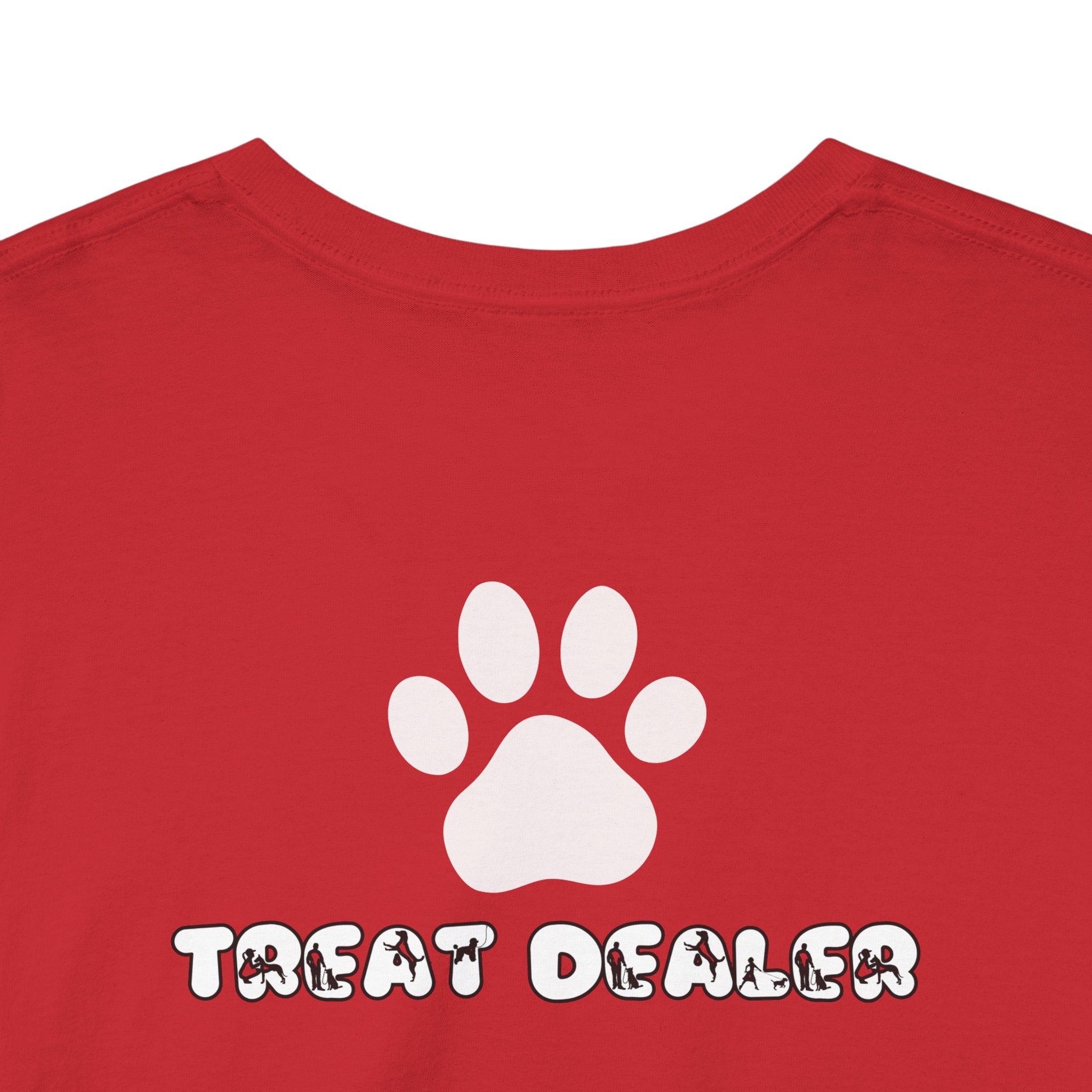 Treat Dealer T-Shirt — Funny Dog Shirt with Paw Print