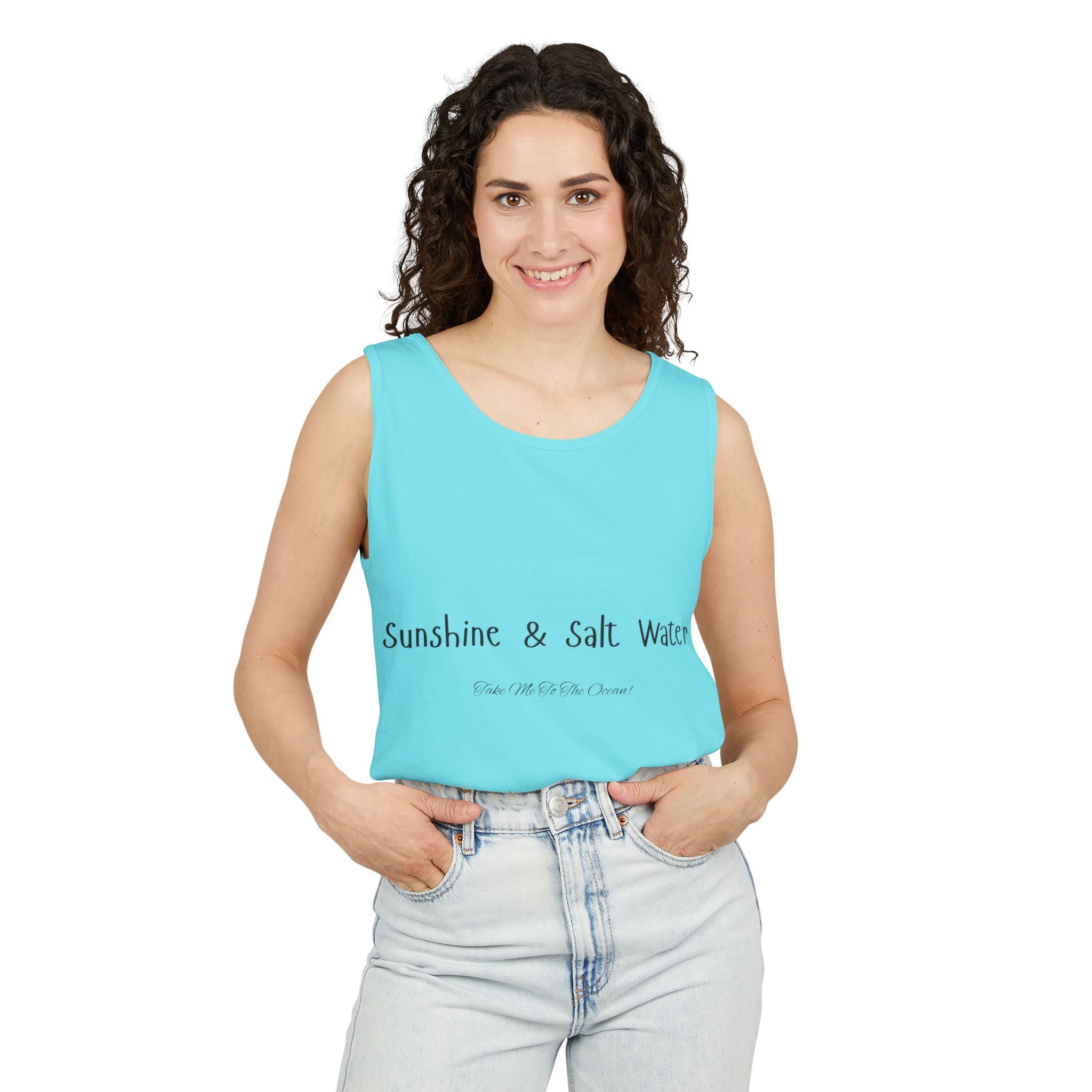 "Sunshine & Salt Water" Beach Graphic