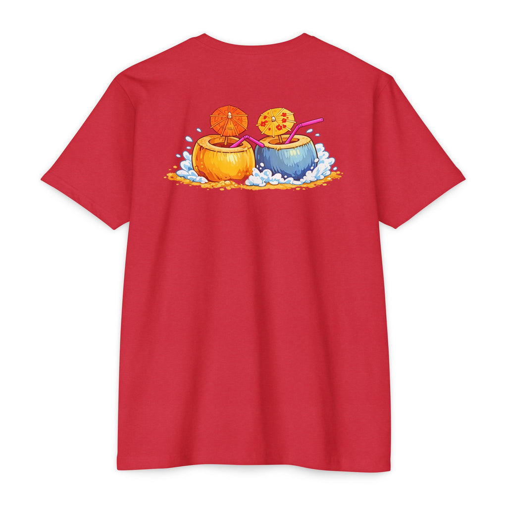 "Beaches, Vacations, & Good Drinks" Tropical Drink Tee