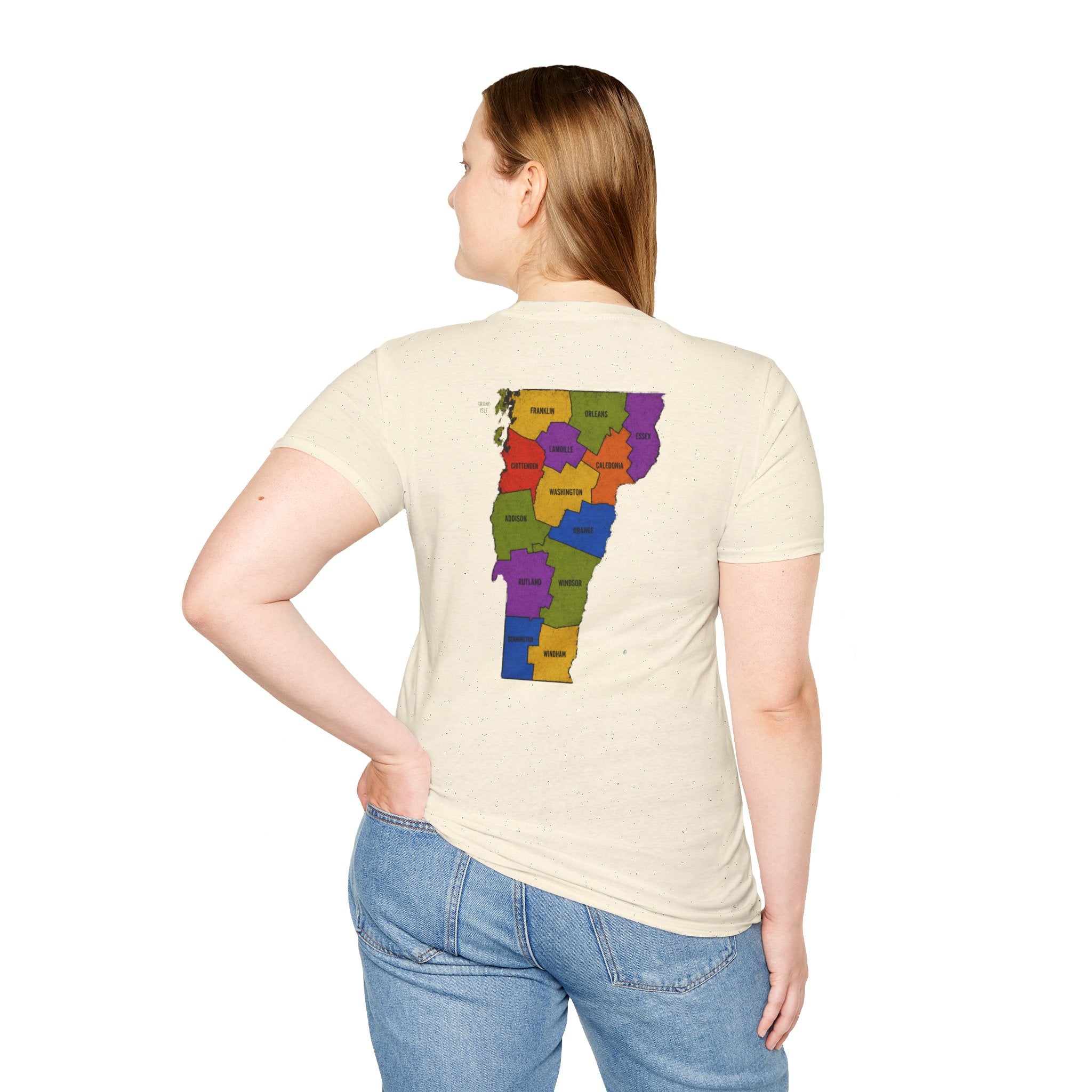 Don't Ask 100% Organic T-Shirt — Vermont Pride State Map Tee