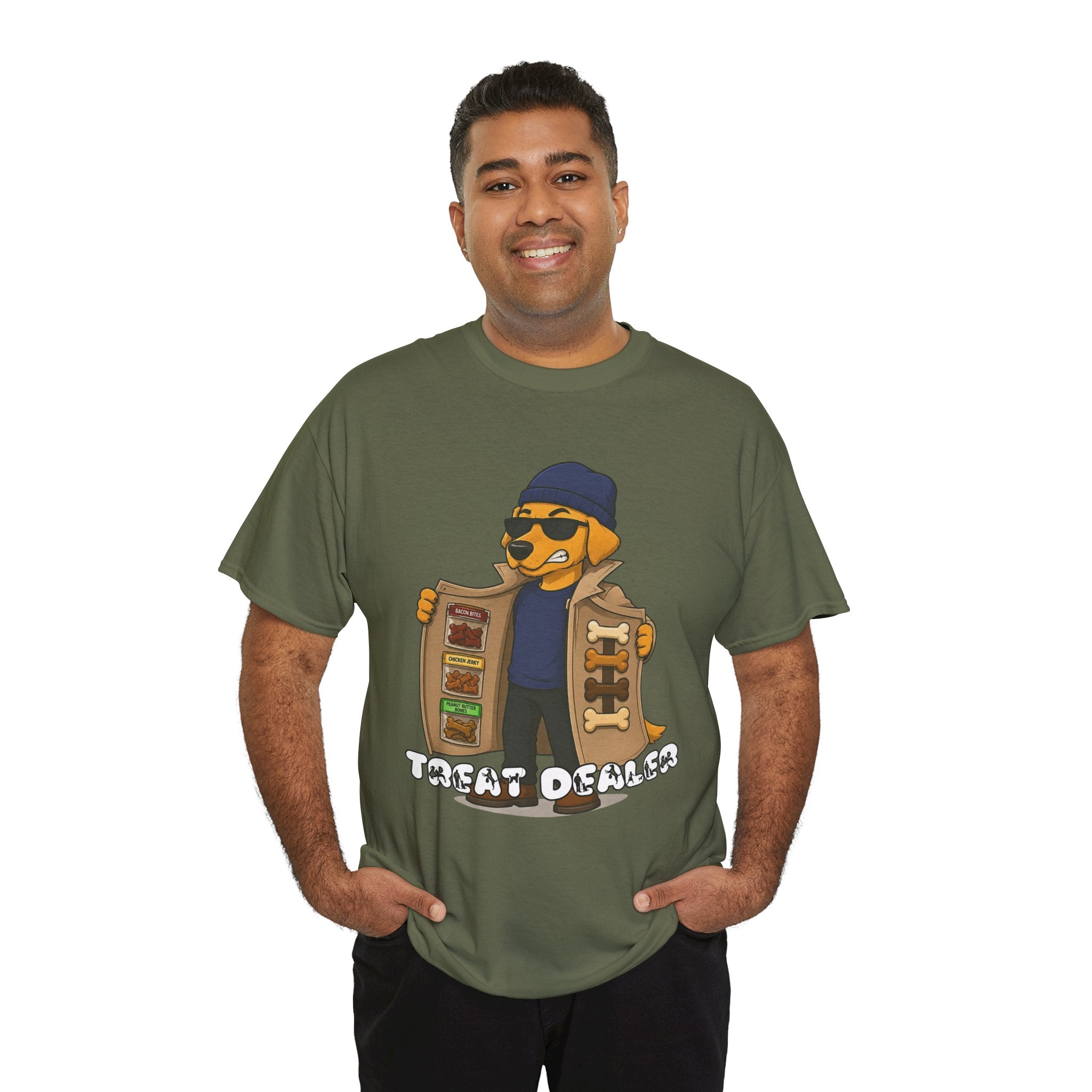 Treat Dealer T-Shirt — Funny Dog Shirt with Paw Print