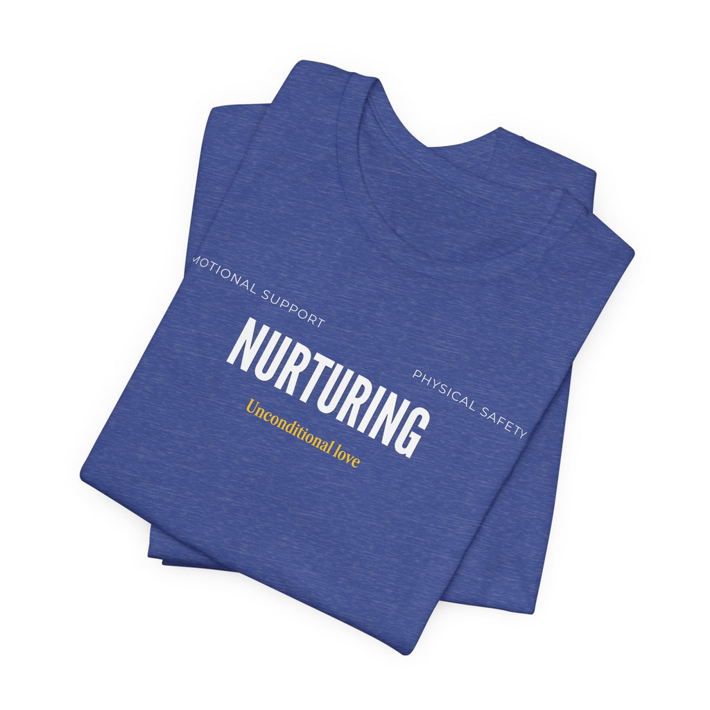 Nurturing Mother Tee — Silhouette Family Short Sleeve Shirt