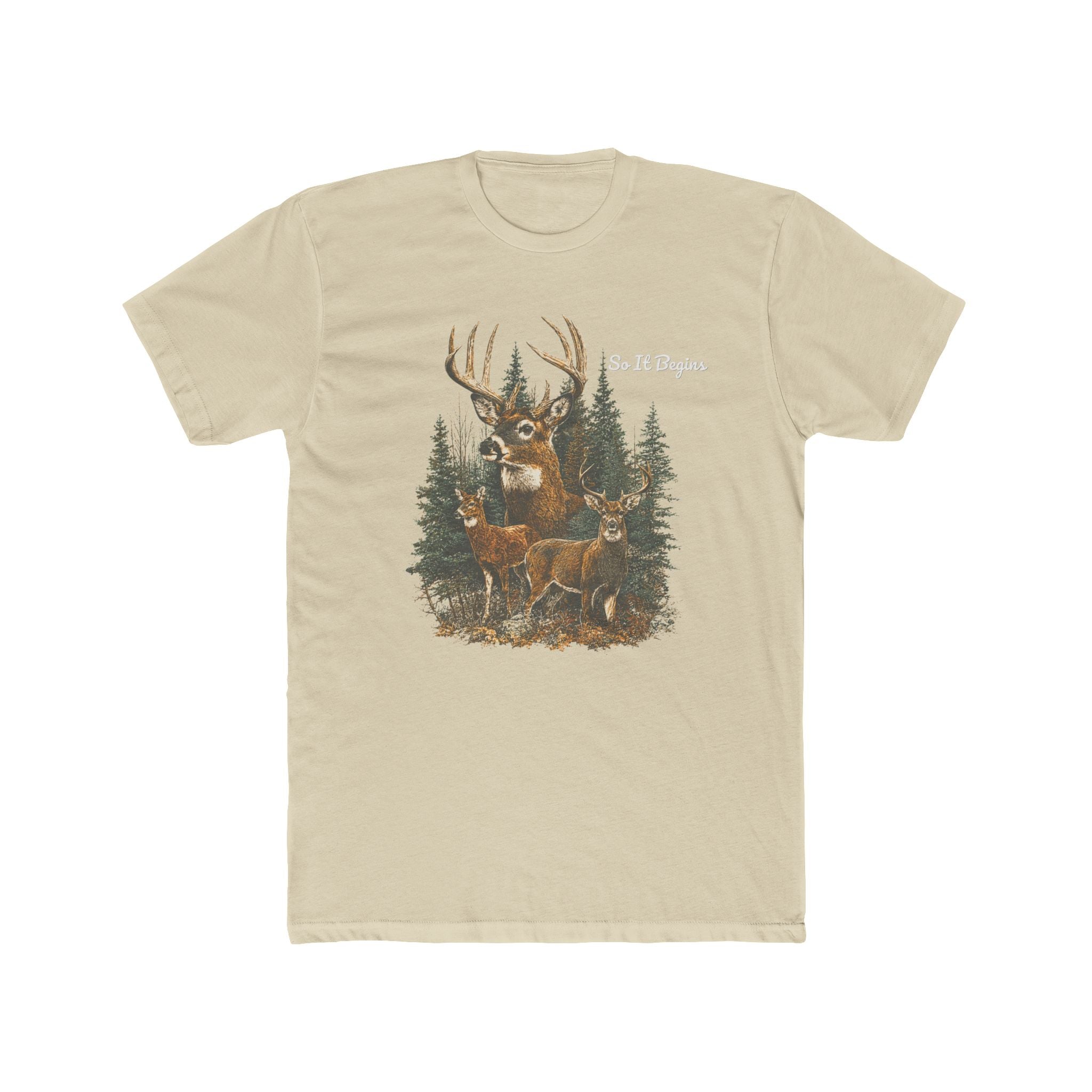 "So It Begins" Woodland Hunting Tee