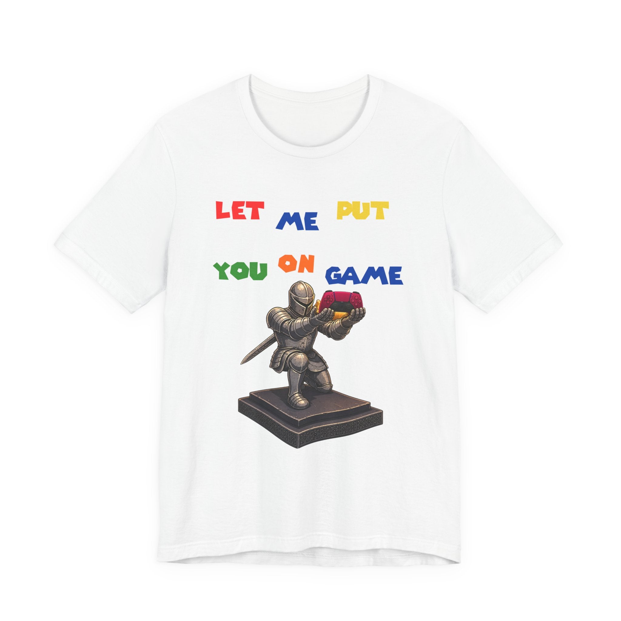 Let Me Put You On Game T-Shirt PS5 — Retro Gamer Knight Graphic Tee