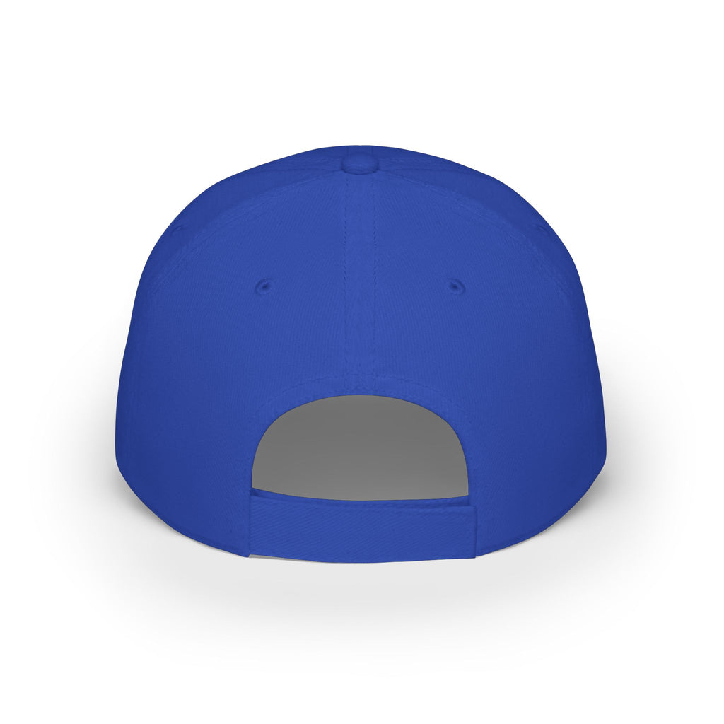 Red 'POWERFUL' Embroidered Low Profile Baseball Cap