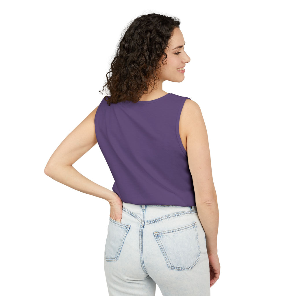 Fine Ish Loading Tank Top — Tropical Pin-Up Workout Graphic Tank