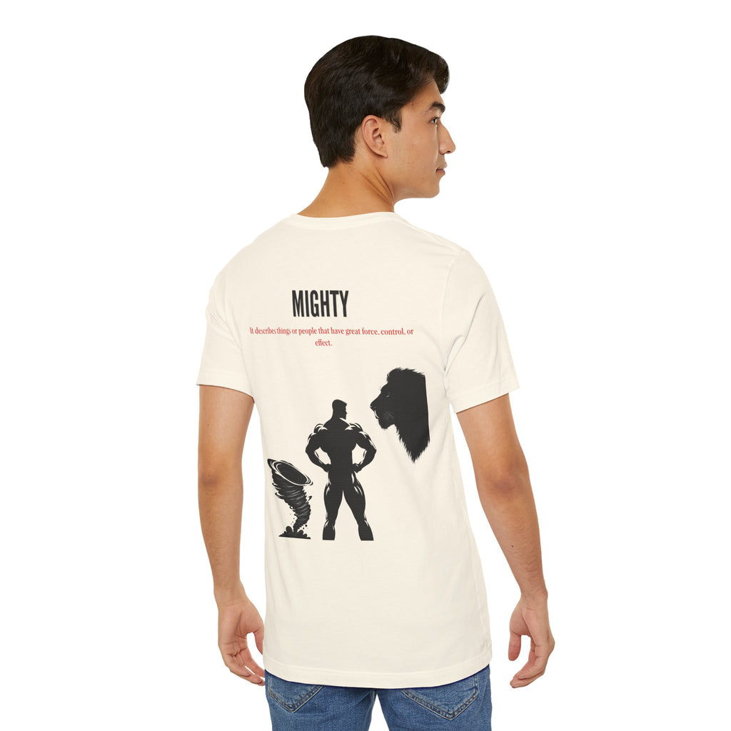 Powerful / Mighty Graphic Tee — Inspirational Strength T-Shirt