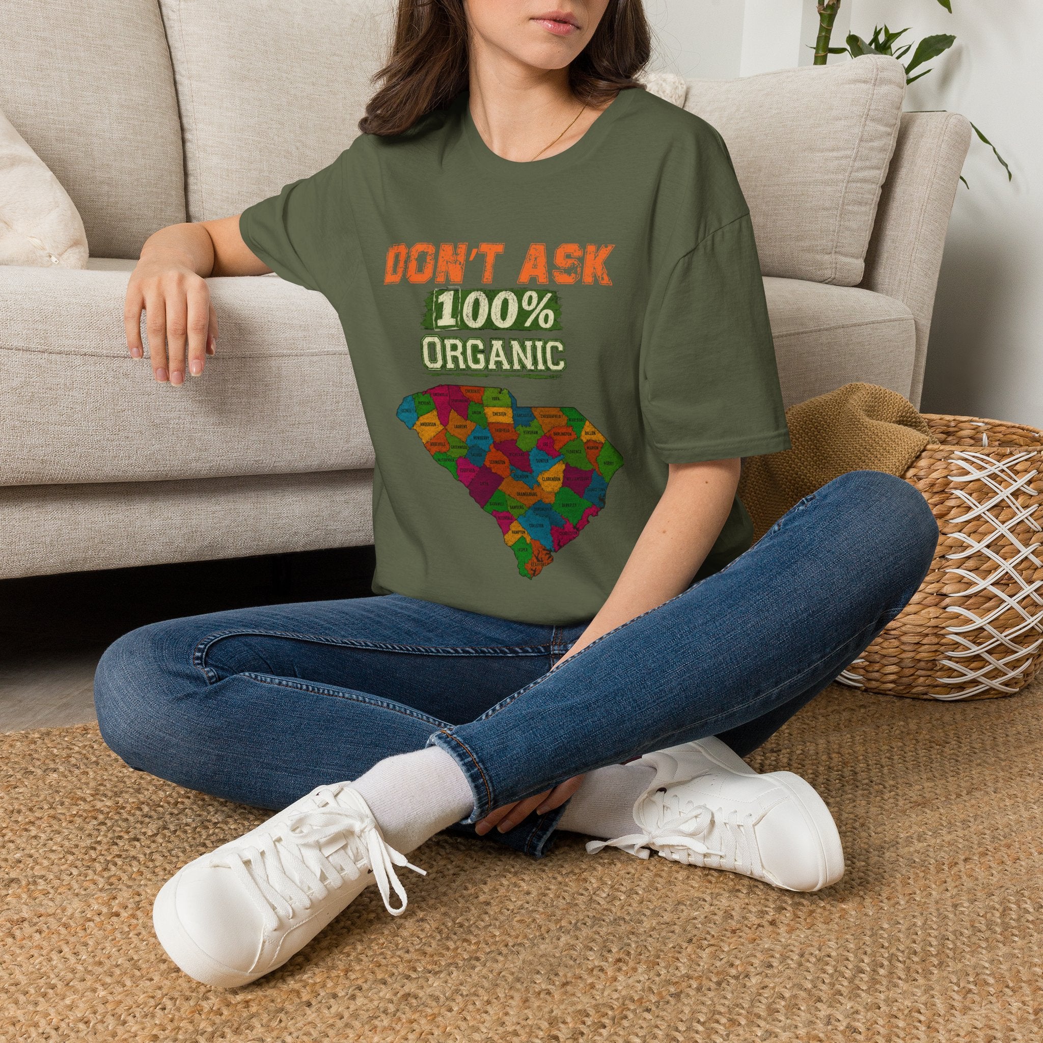 Don’t Ask 100% Organic South Carolina T-Shirt — Funny State Pride Tee