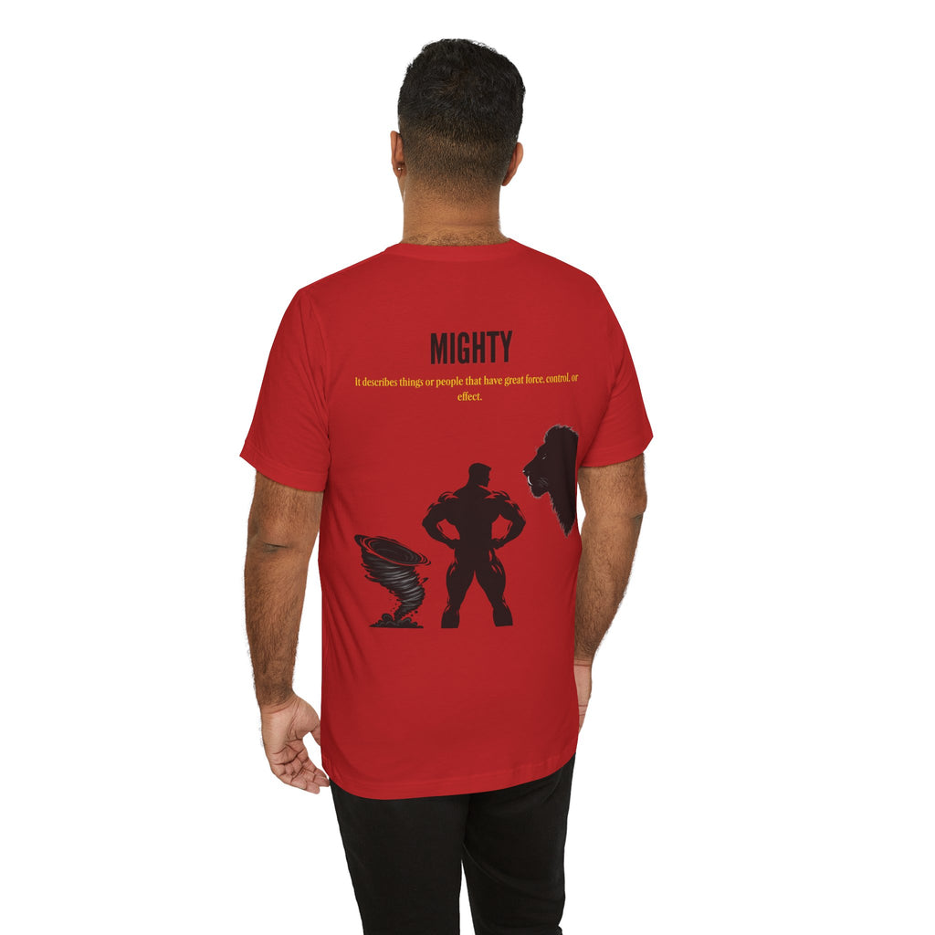 Powerful / Mighty Graphic Tee — Inspirational Strength T-Shirt