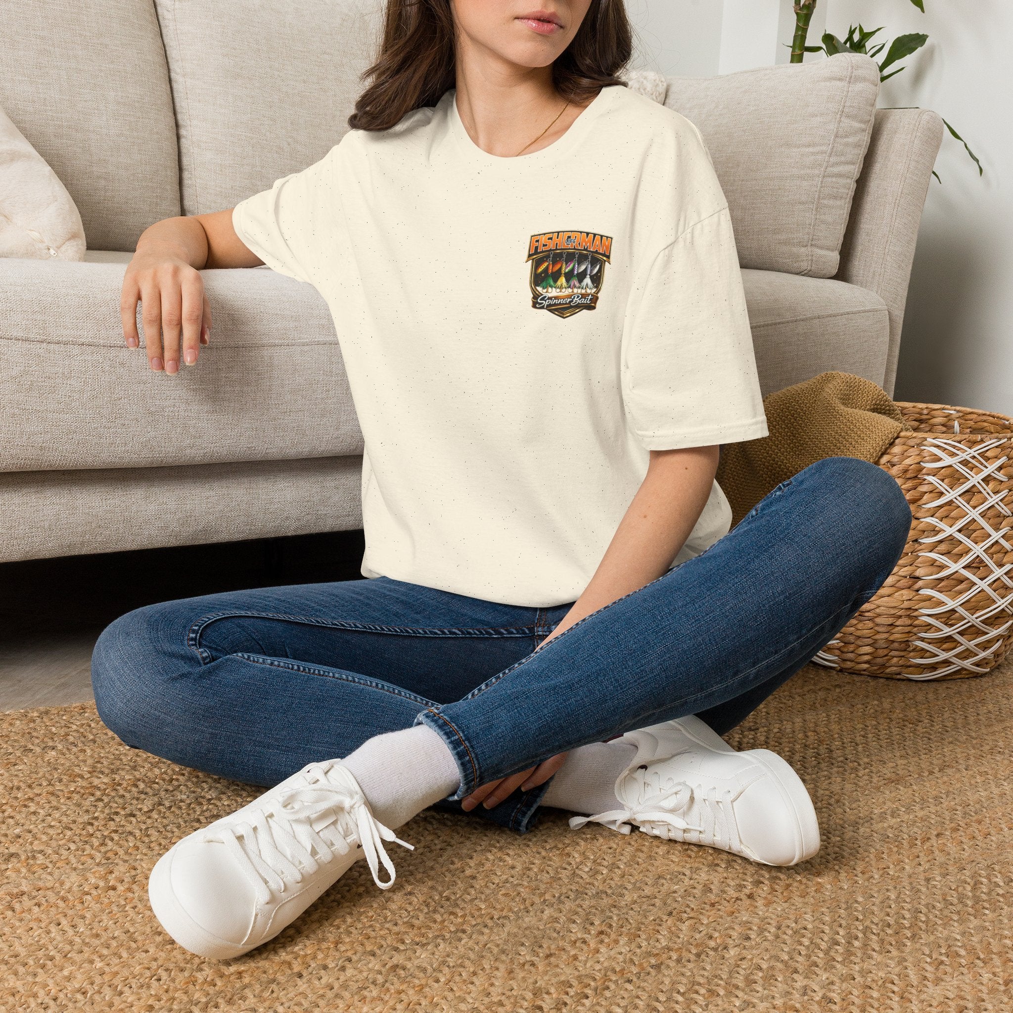 Fisherman Sunset Badge T-Shirt
