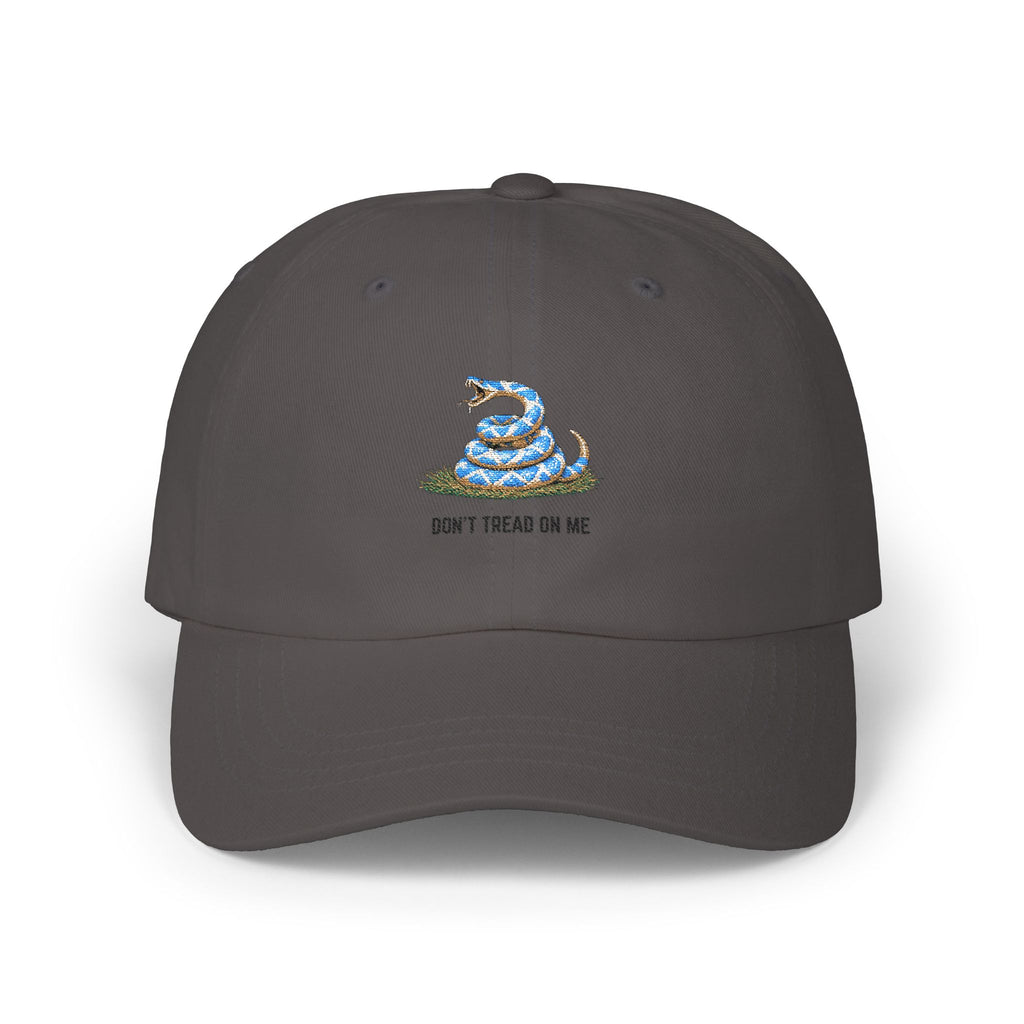 Dad Cap — 'Don't Tread On Me' Coiled Snake Embroidered Baseball Hat