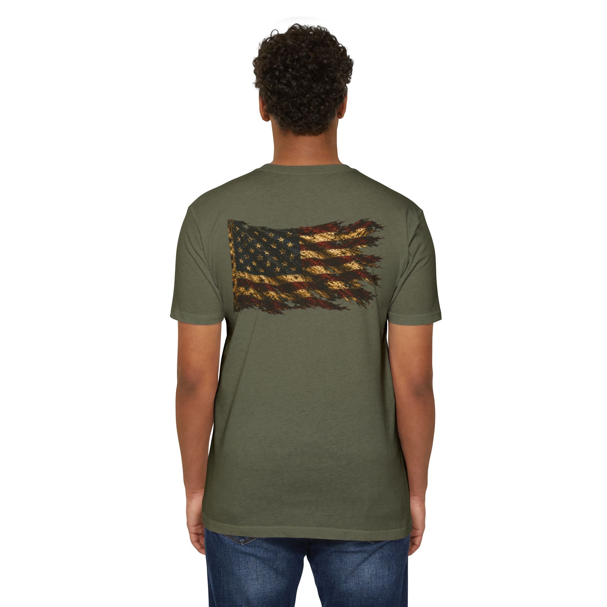 Don't Tread On Me T-Shirt - Flag & Constitution Graphic
