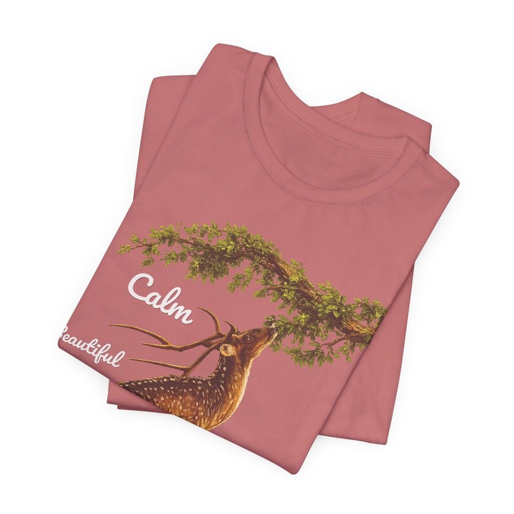 Calm Elegant Nature Deer T-Shirt