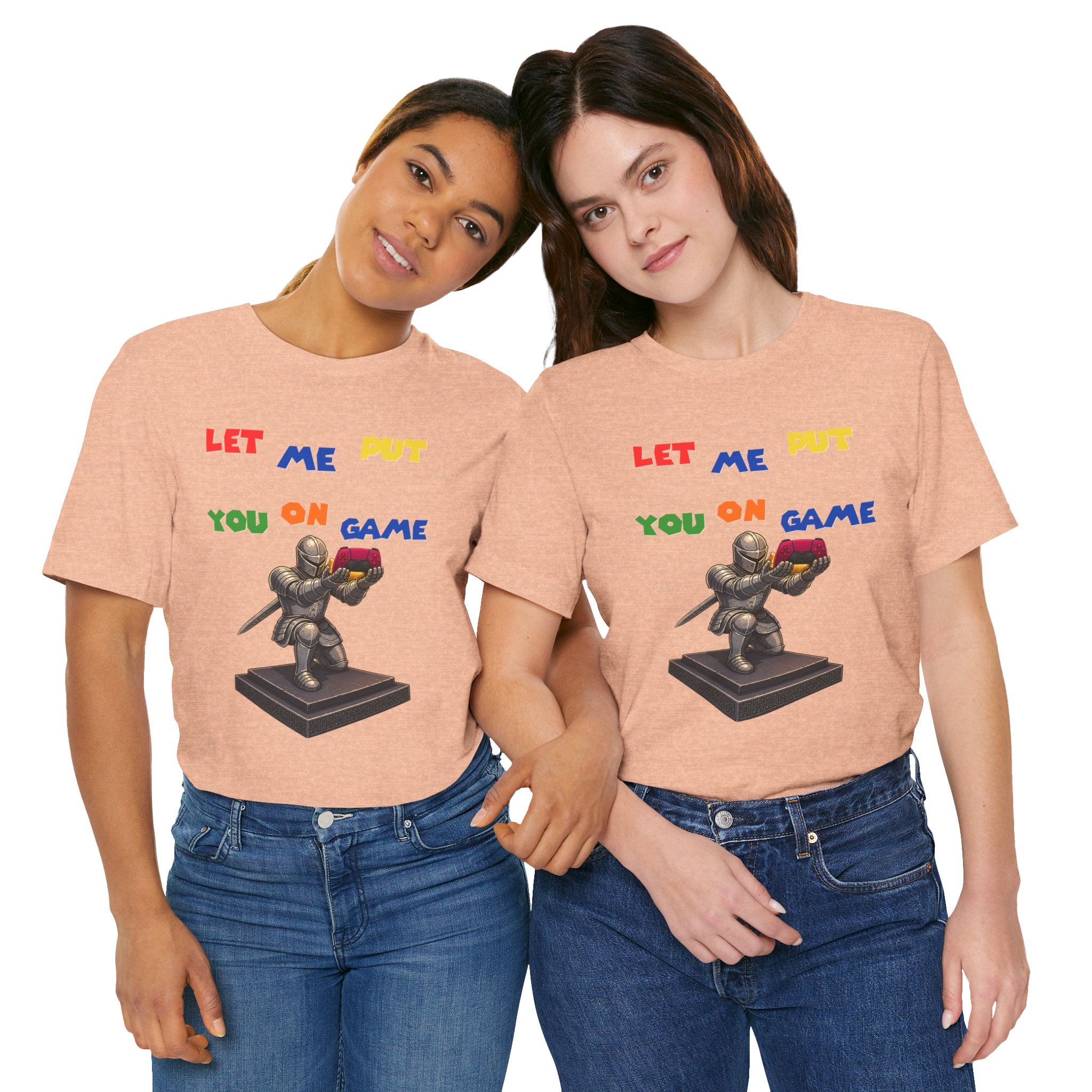 Let Me Put You On Game T-Shirt PS5 — Retro Gamer Knight Graphic Tee