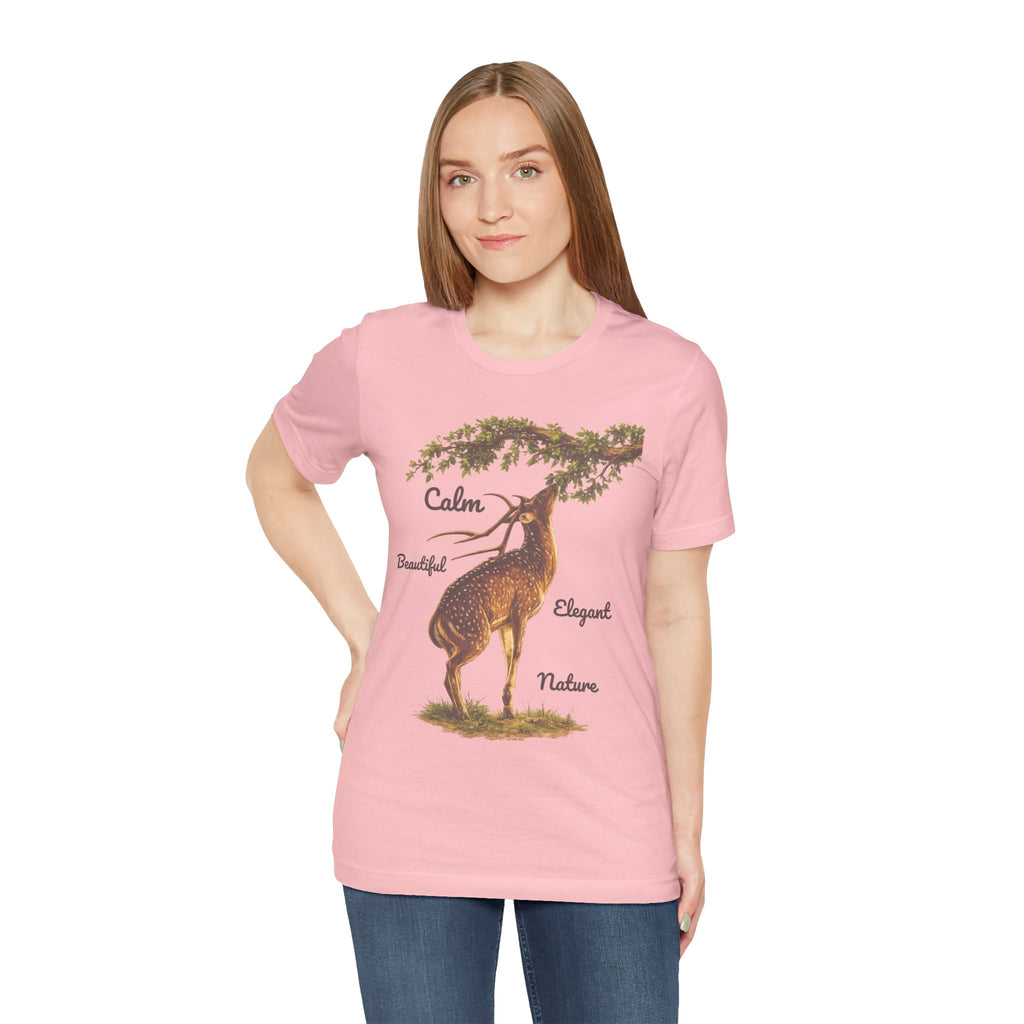 Calm Elegant Nature Deer T-Shirt