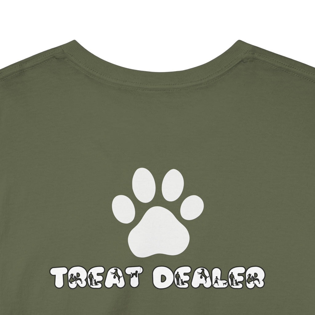 Treat Dealer T-Shirt — Funny Dog Shirt with Paw Print