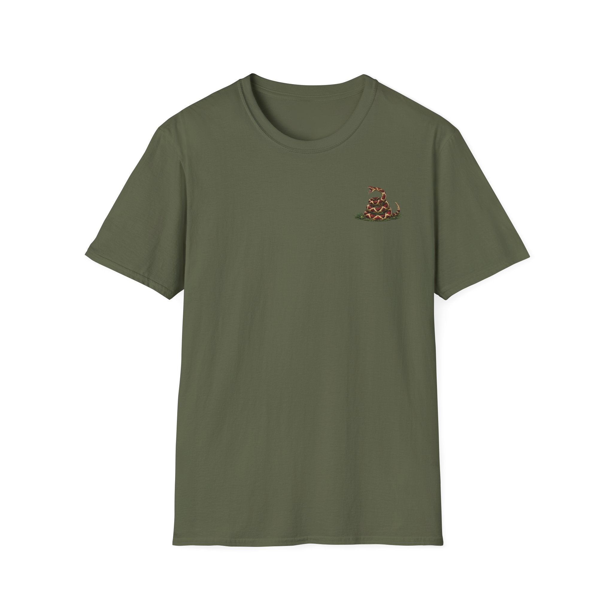 Snake on Cactus Pocket T-Shirt — Minimal Southwestern Vibe Tee