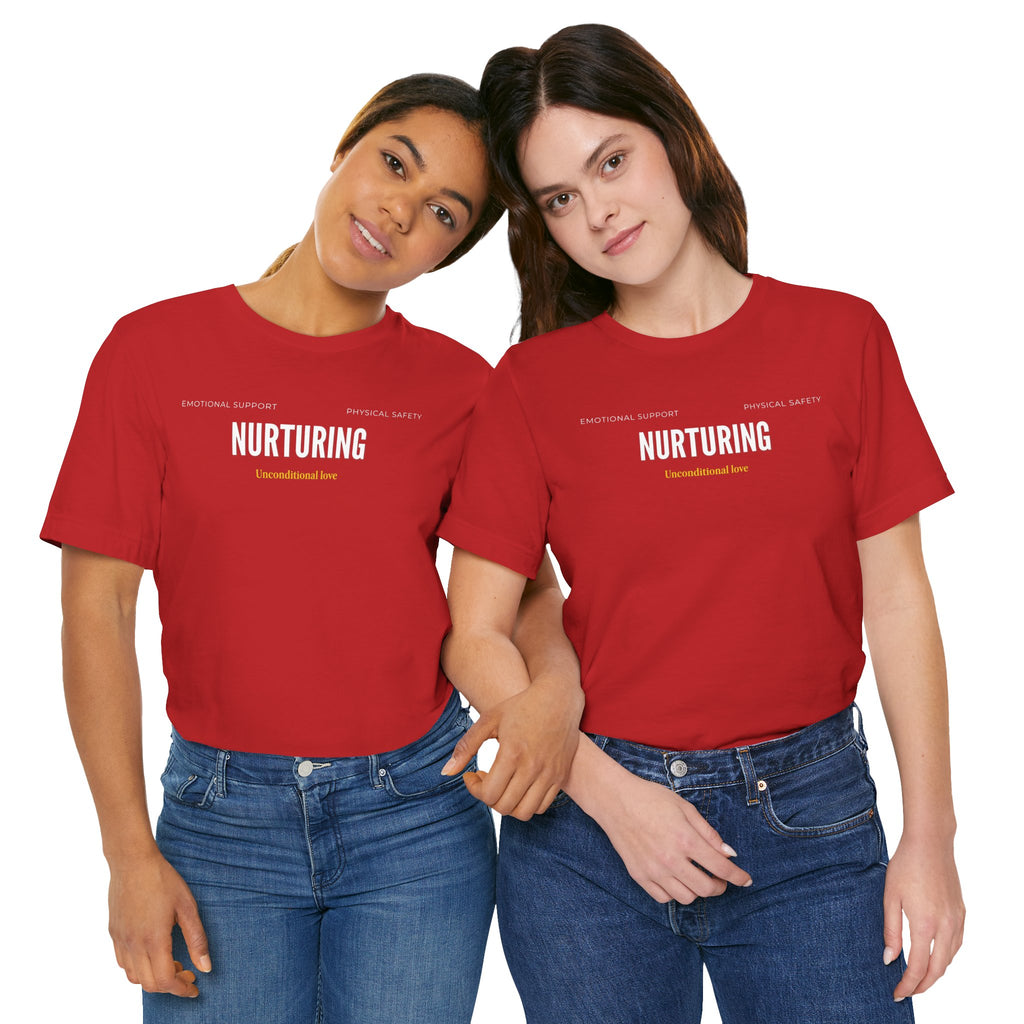 Nurturing Mother Tee — Silhouette Family Short Sleeve Shirt