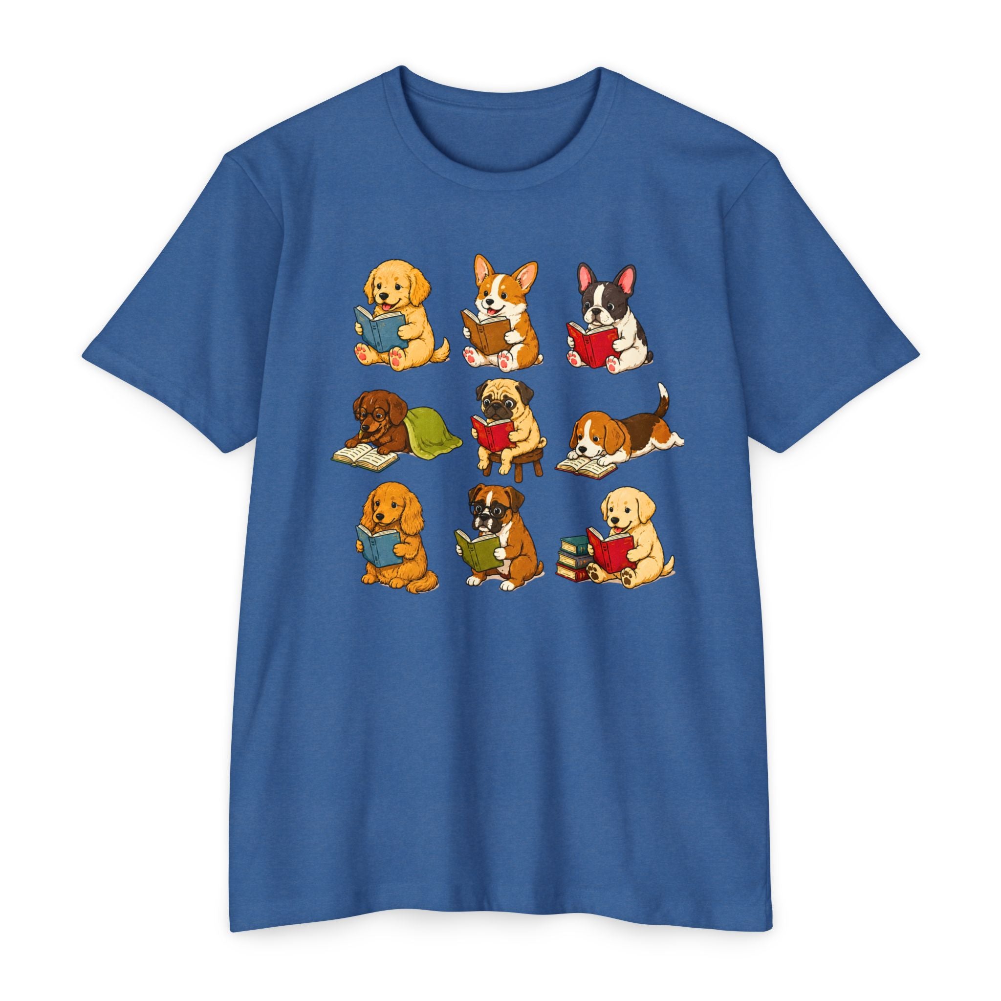 Cute Puppies Reading Dogs T-Shirt