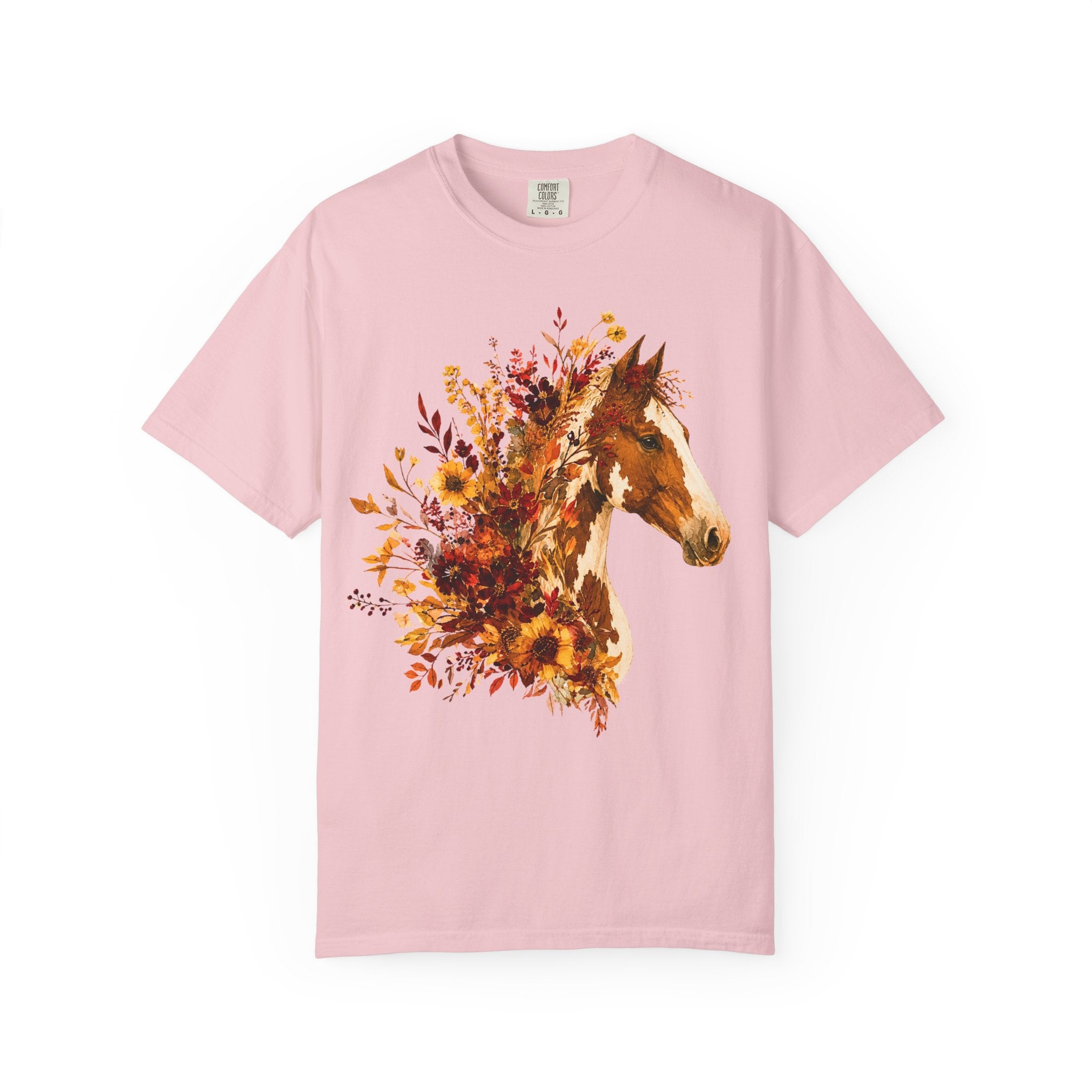 Autumn Sunflower Horse Head Tee
