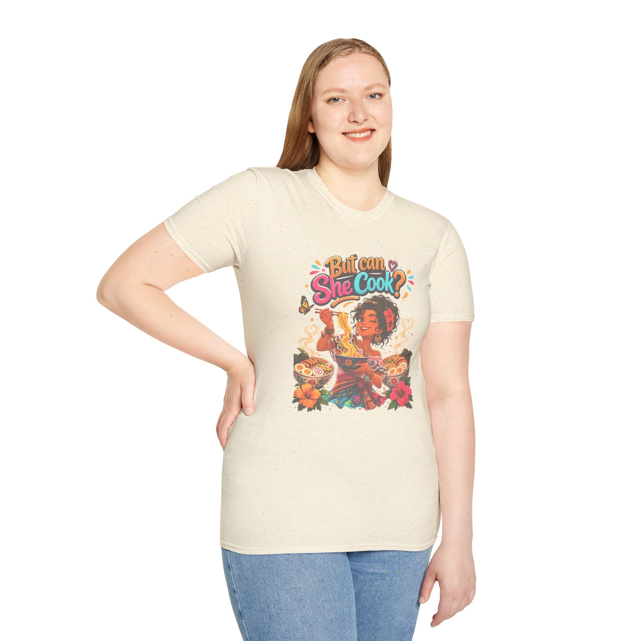 "But Can She Cook?" Retro Chef Graphic Tee