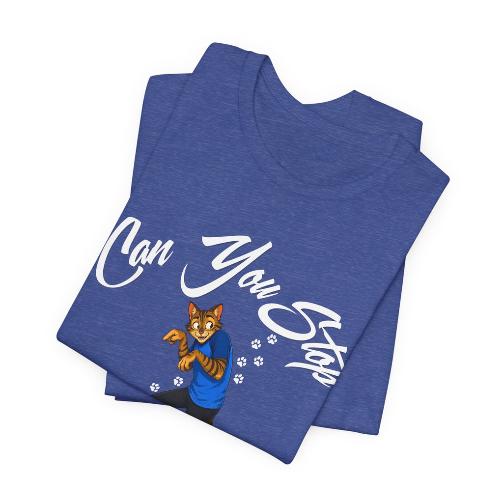 Can You Stop "P" Footing Around??” — Funny Paw Print Tee