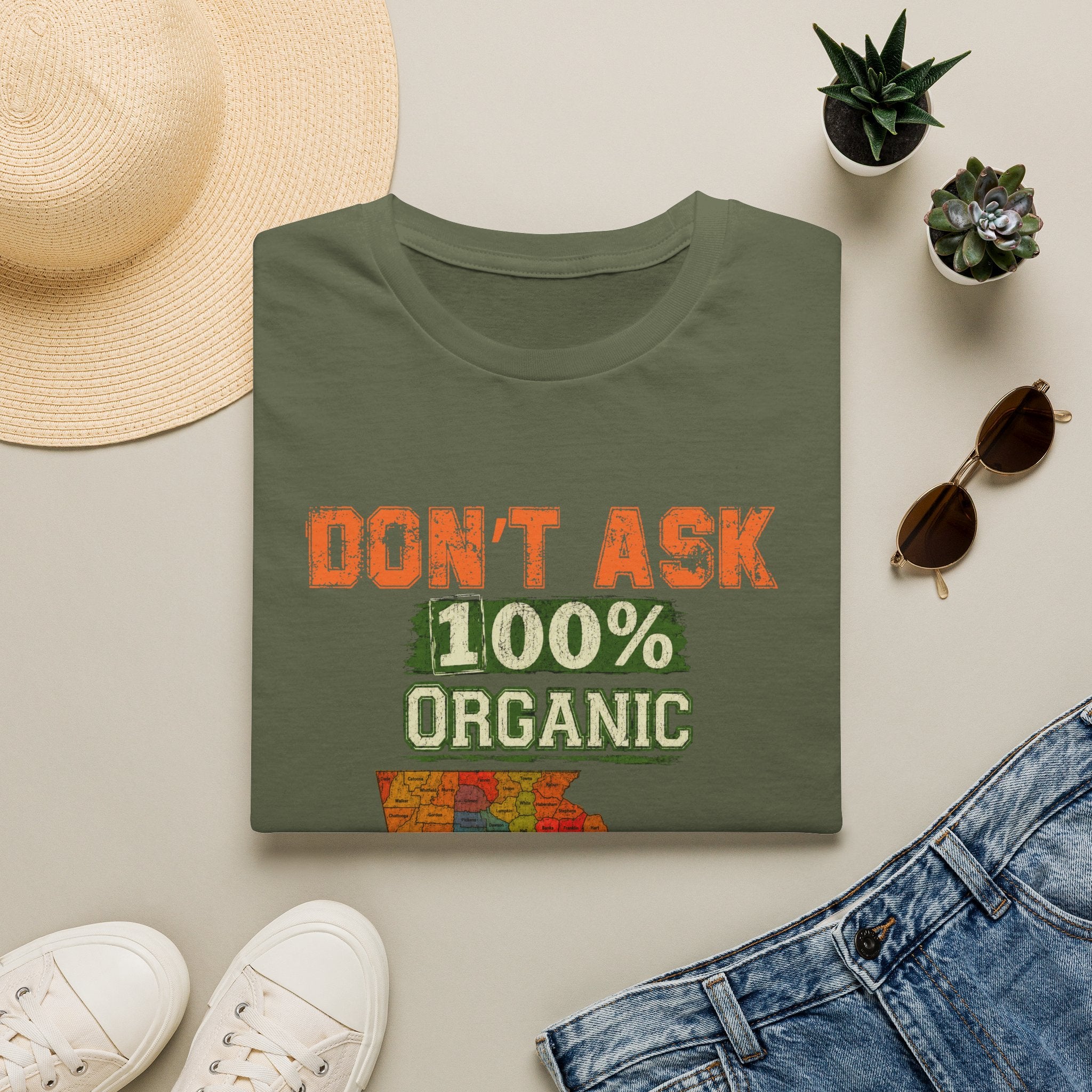 Don't Ask 100% Organic Georgia T-Shirt