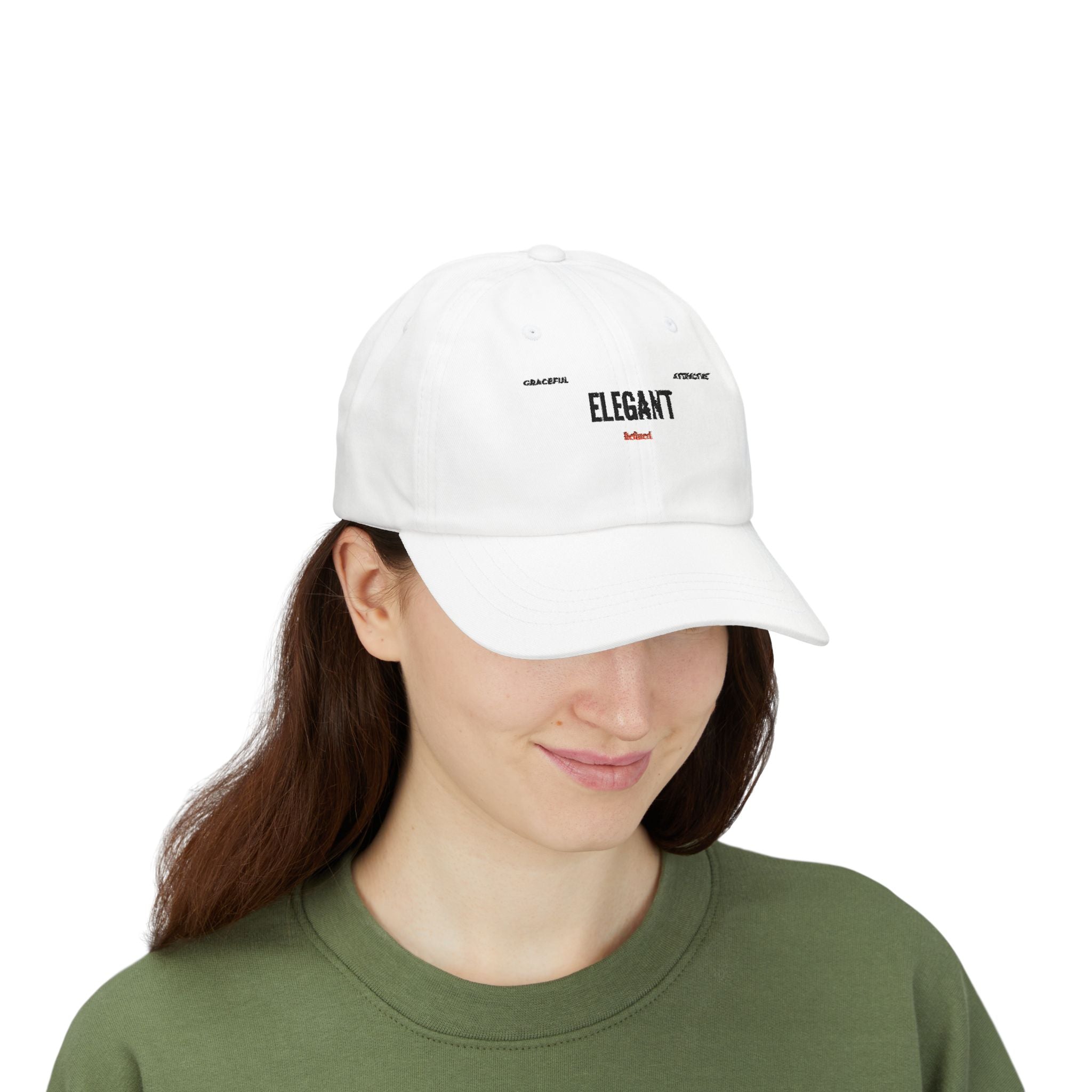 ELEGANT White Baseball Hat