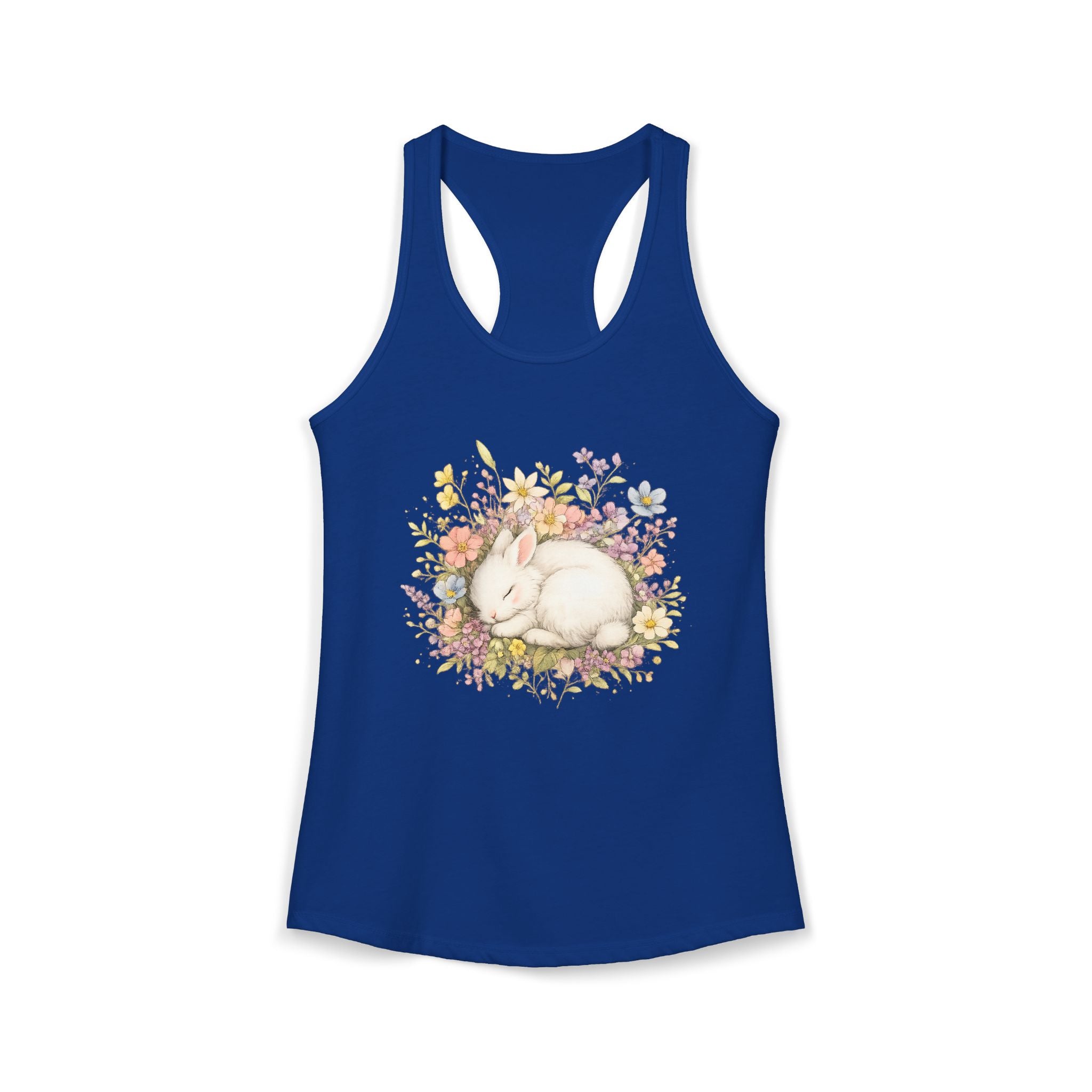 Women's Cute Bunny Ideal Racerback Tank