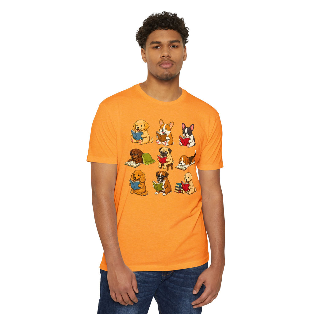 Cute Puppies Reading Dogs T-Shirt