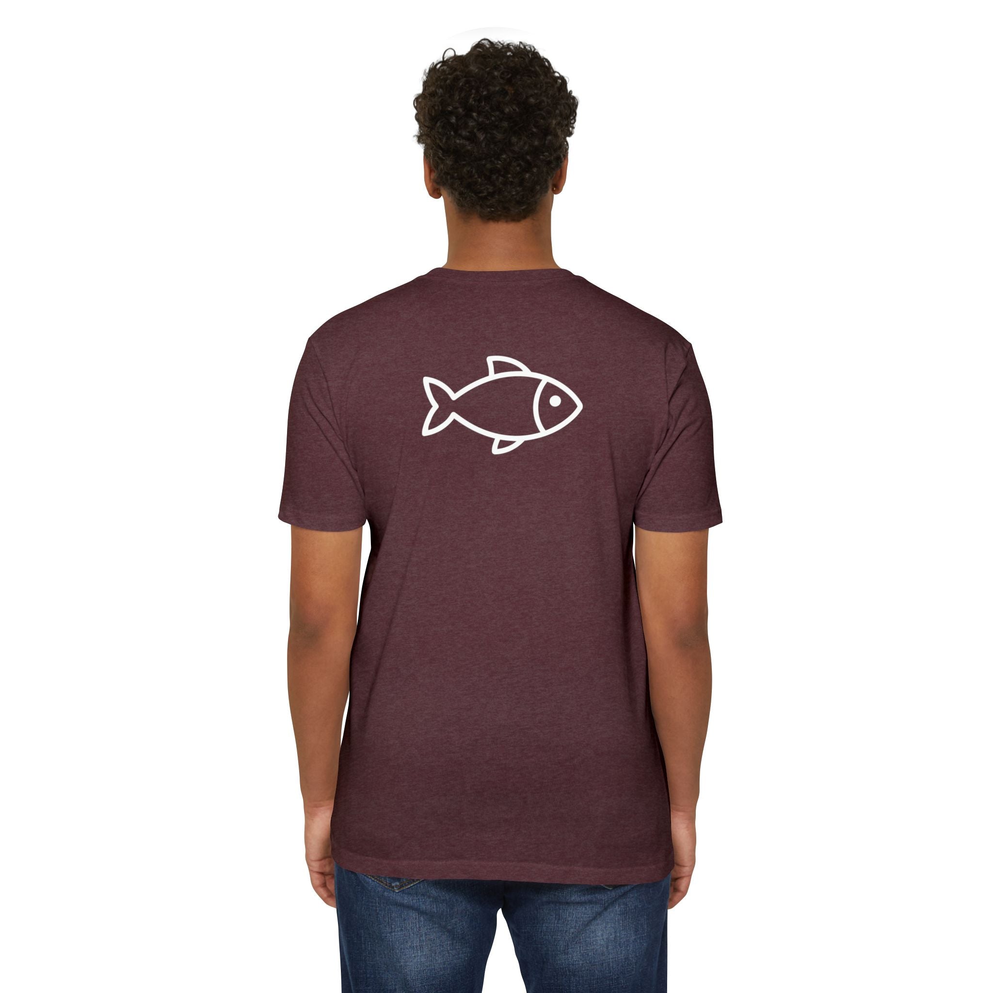 Retro Fish Reading  T-Shirt
