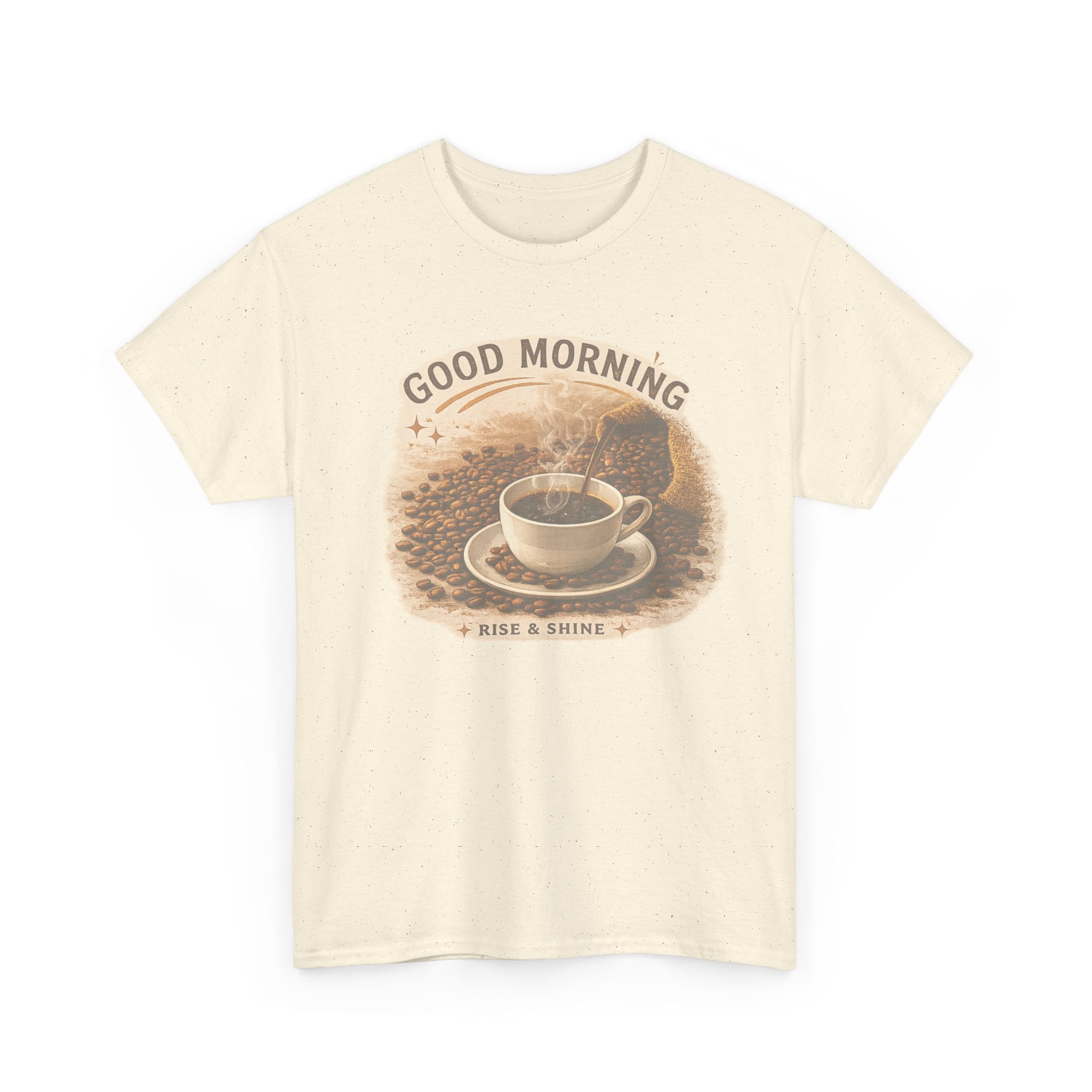 Good Morning' Rise & Shine Vintage Coffee T-Shirt