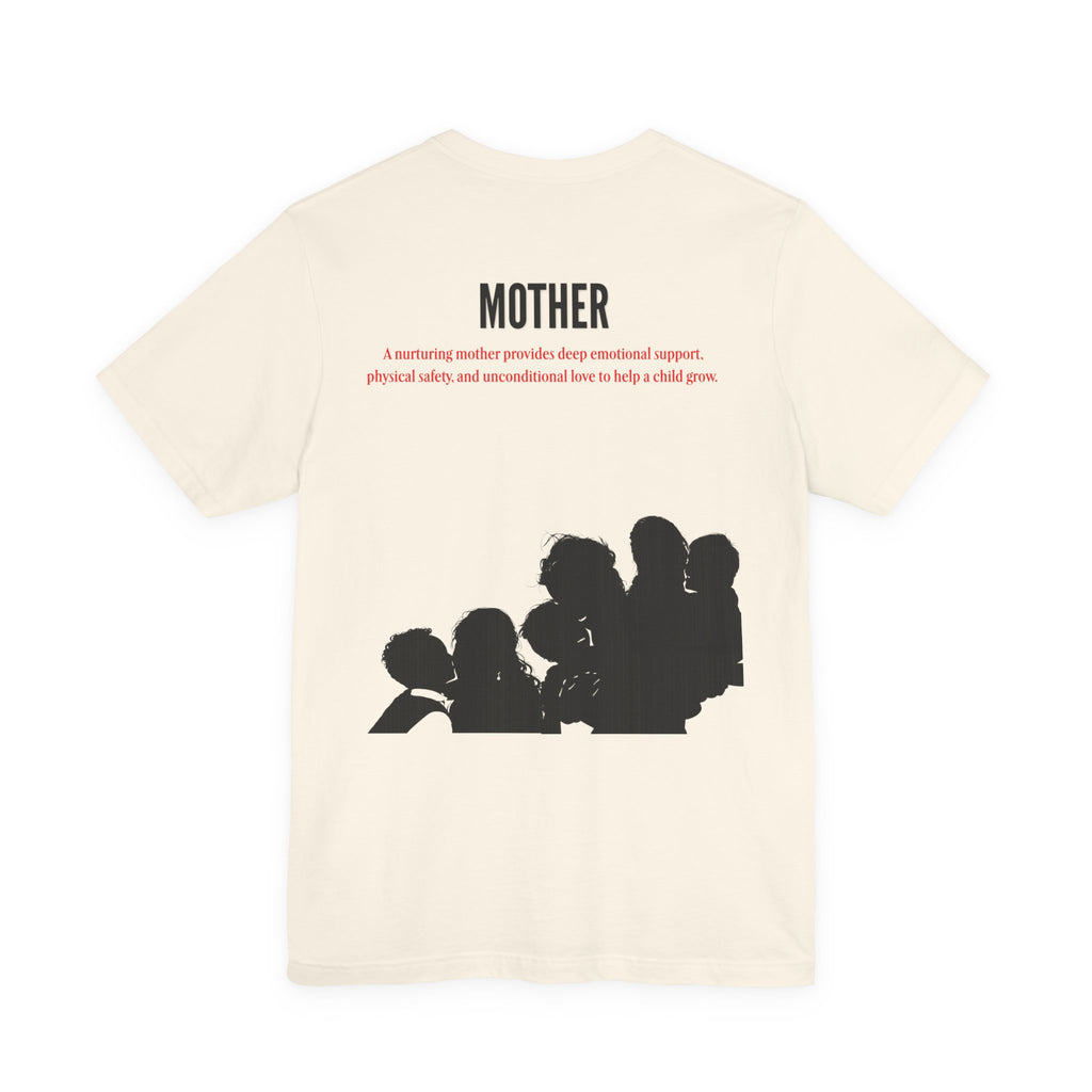 Nurturing Mother Tee — Silhouette Family Short Sleeve Shirt