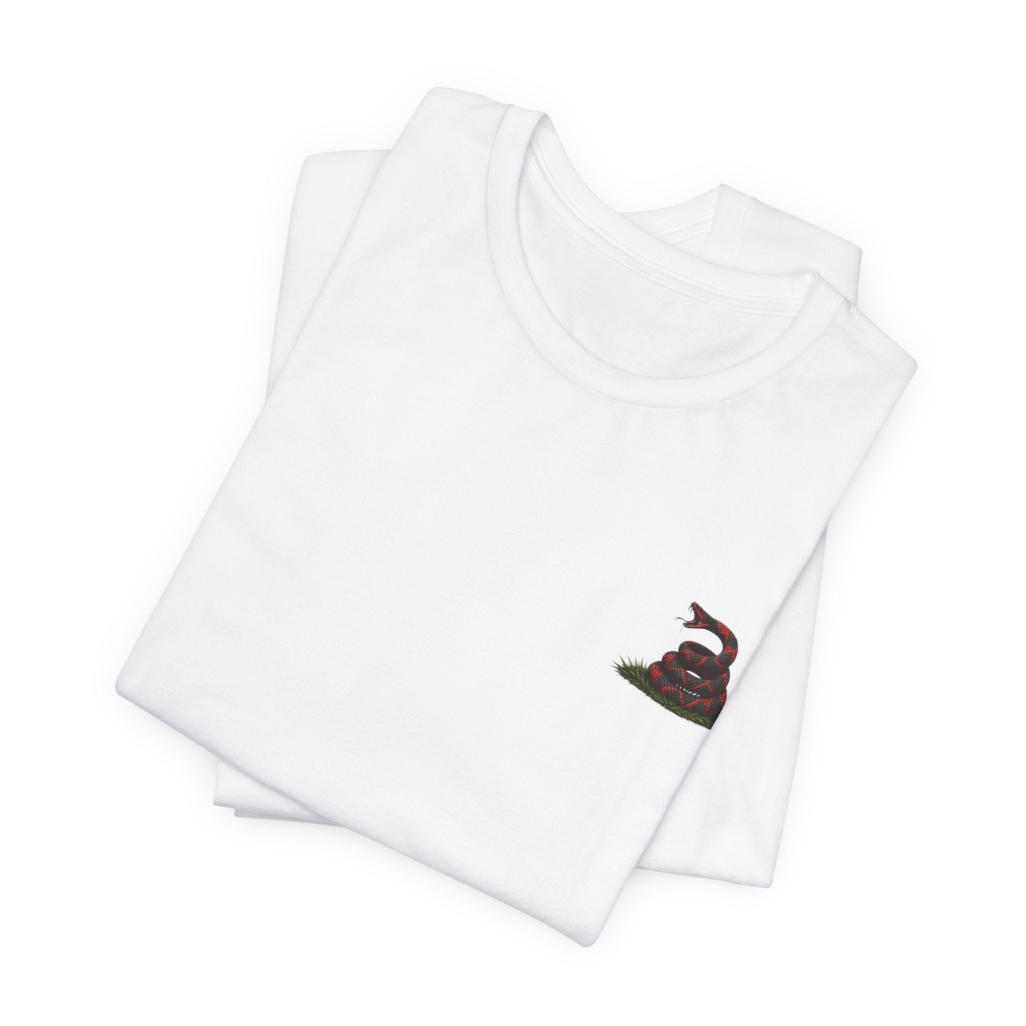 Don't Tread On Me Unisex Jersey Short Sleeve Tee Red and Black