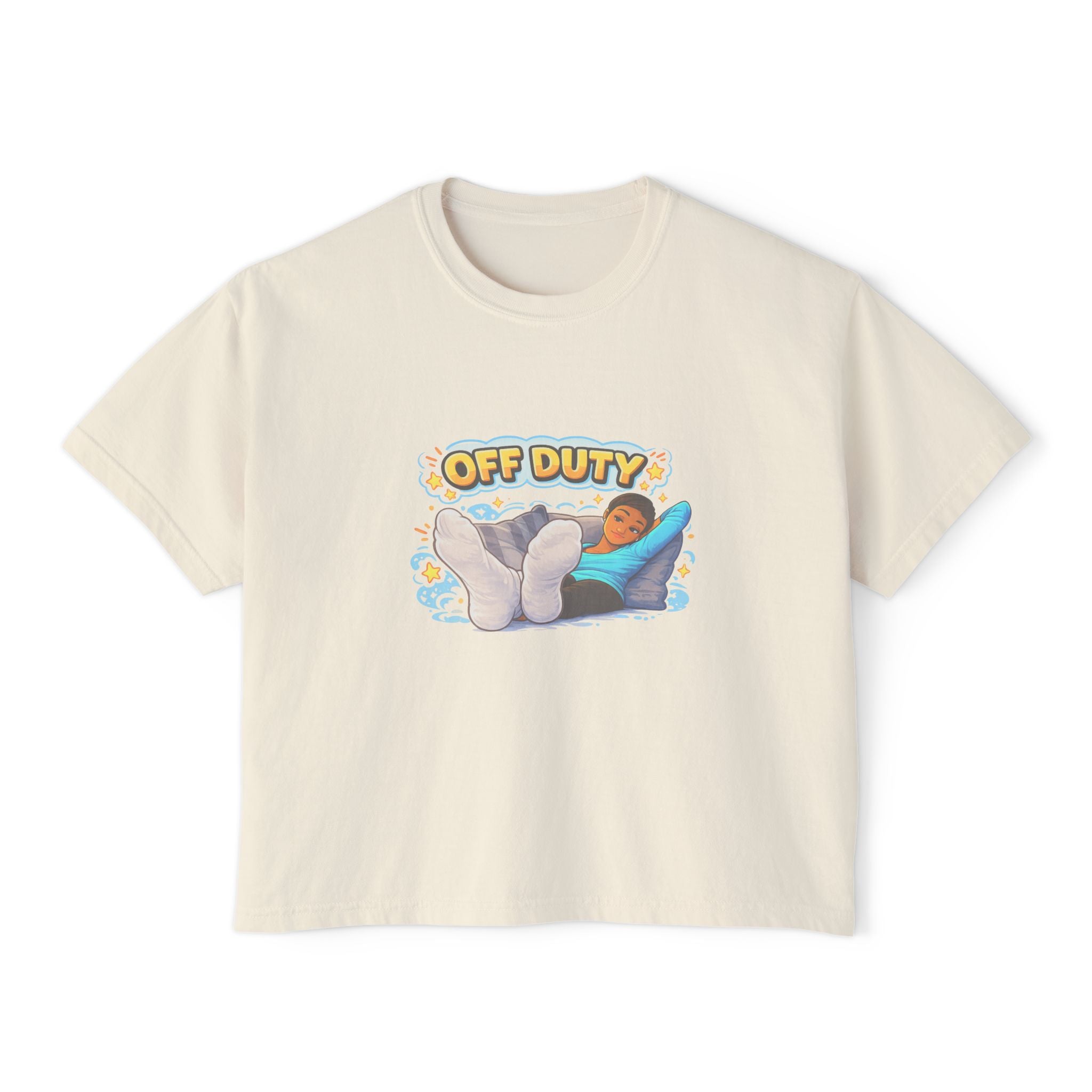 Off Duty Relaxation Tee — Women’s Boxy T-Shirt