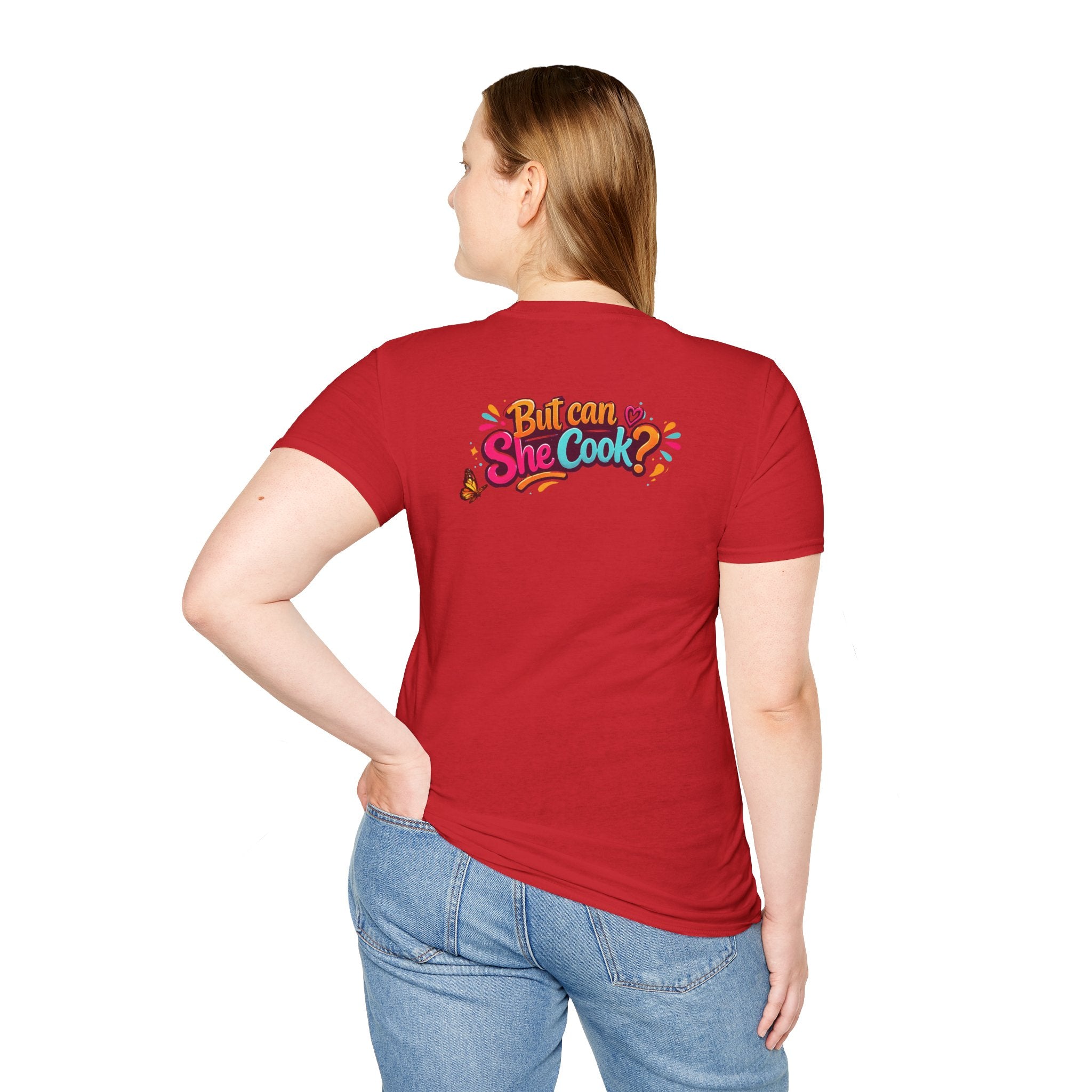 "But Can She Cook?" Retro Chef Graphic Tee