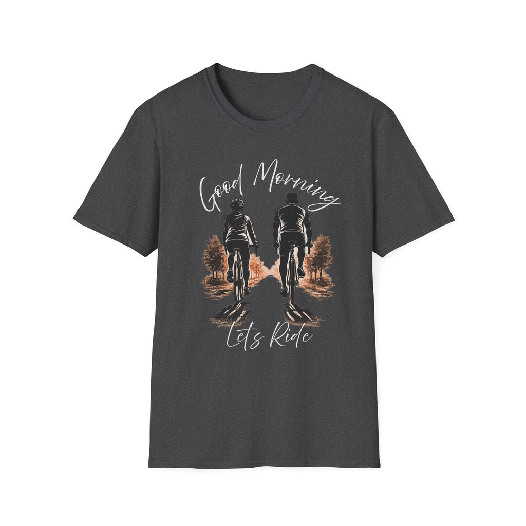Good Morning Let's Ride T-Shirt — Biker Couple Vintage Graphic Tee
