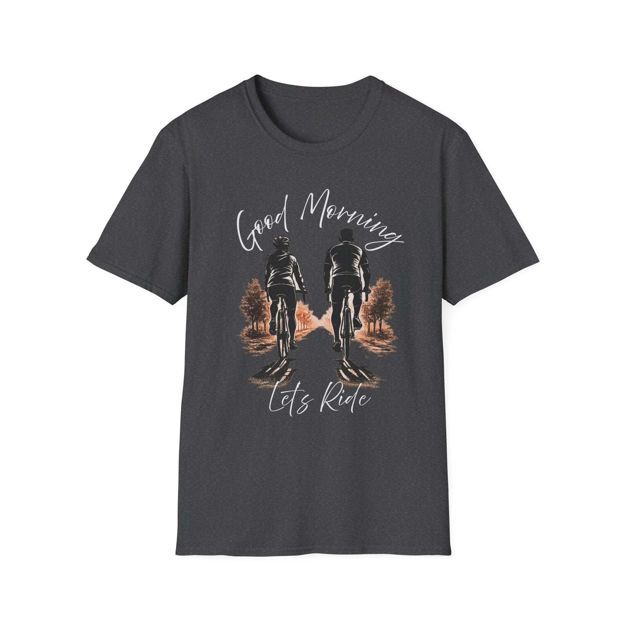 Good Morning Let's Ride T-Shirt — Biker Couple Vintage Graphic Tee