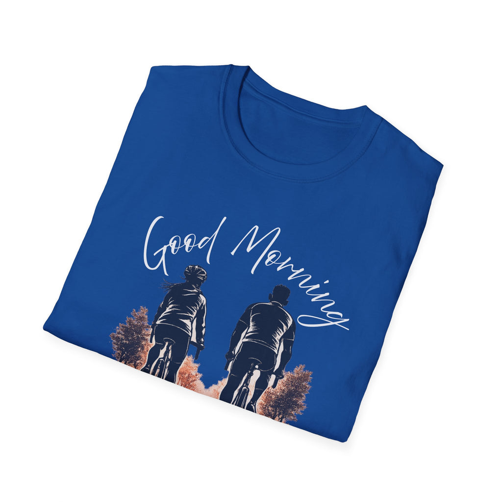 Good Morning Let's Ride T-Shirt — Biker Couple Vintage Graphic Tee