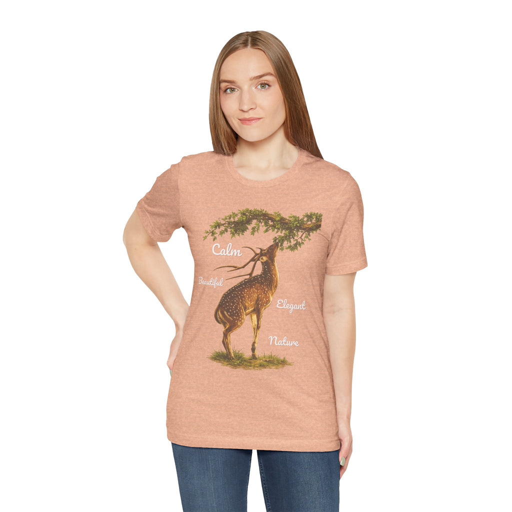 Calm Elegant Nature Deer T-Shirt