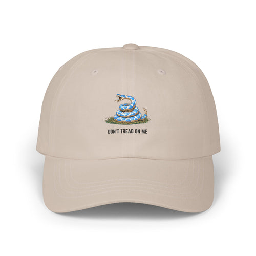 Dad Cap — 'Don't Tread On Me' Coiled Snake Embroidered Baseball Hat