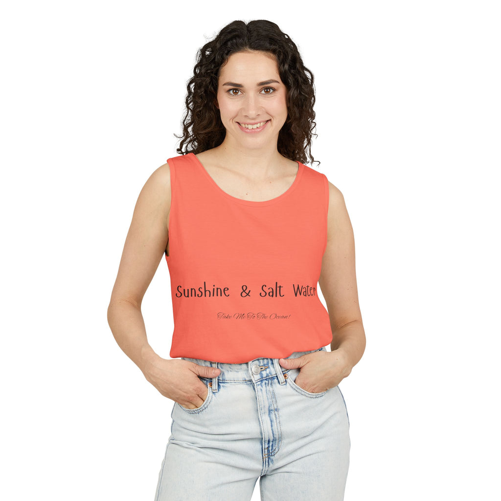 "Sunshine & Salt Water" Beach Graphic