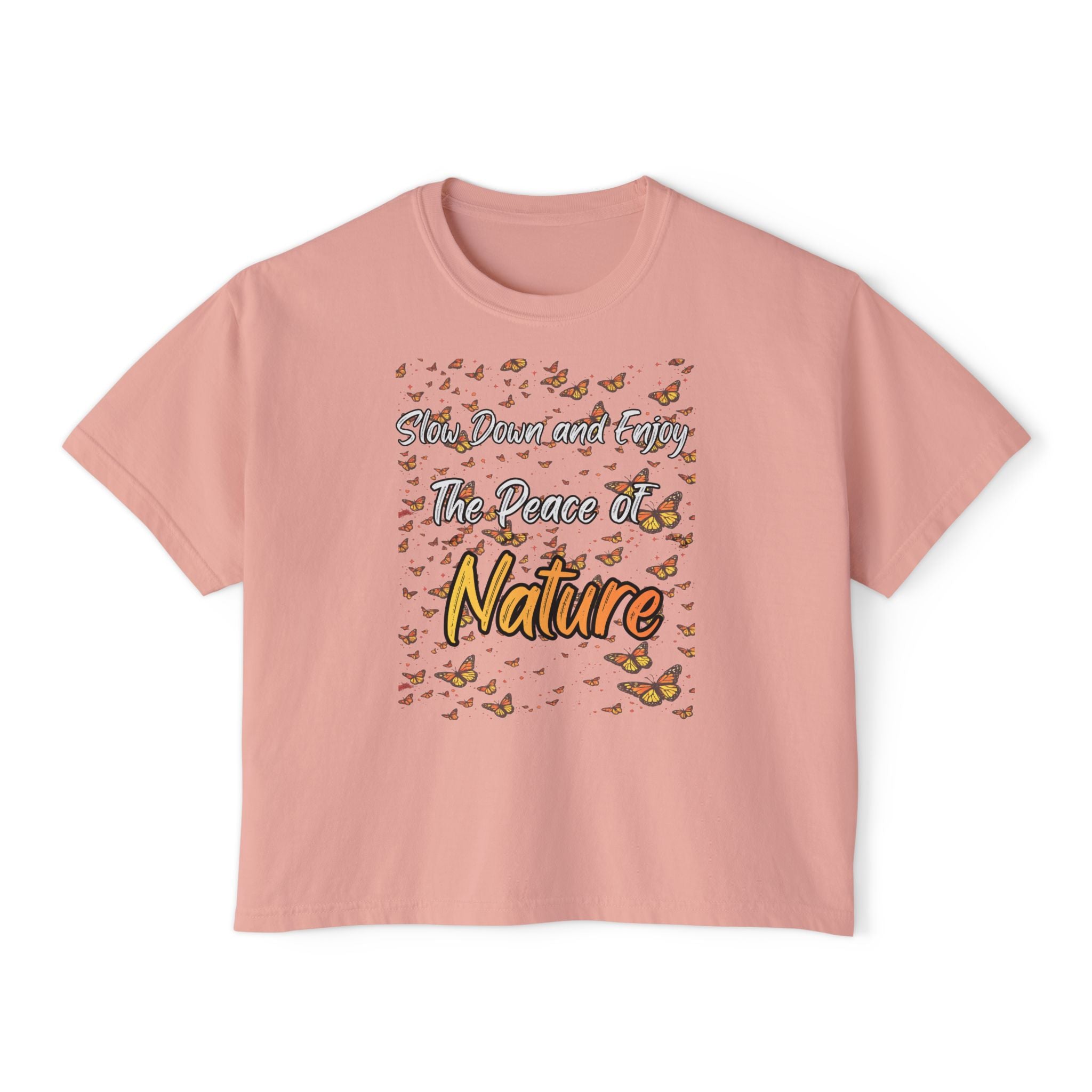 Enjoy The Peace of Nature Women’s Boxy T-Shirt