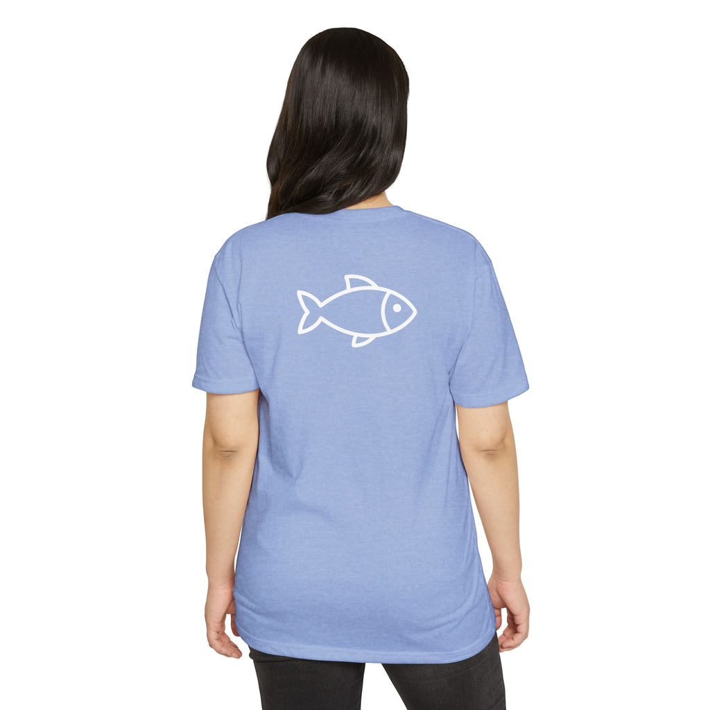 Retro Fish Reading  T-Shirt