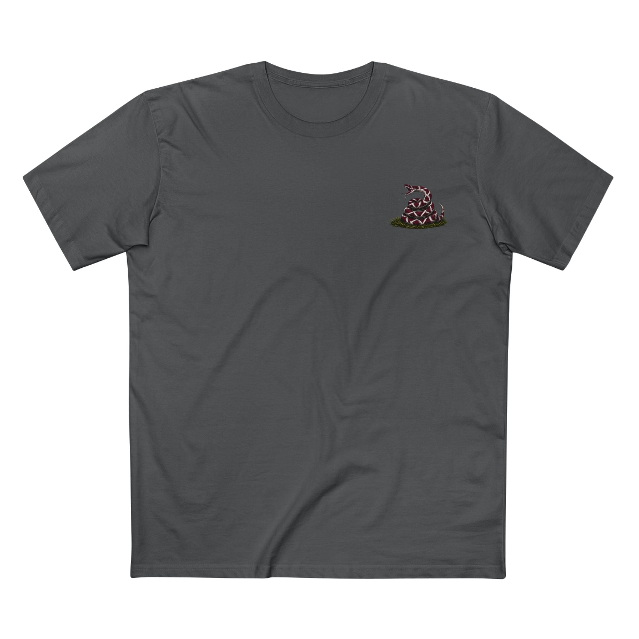 Don't Tread On Me Snake Tee — Patriotic Gadsden-style Graphic T-Shirt