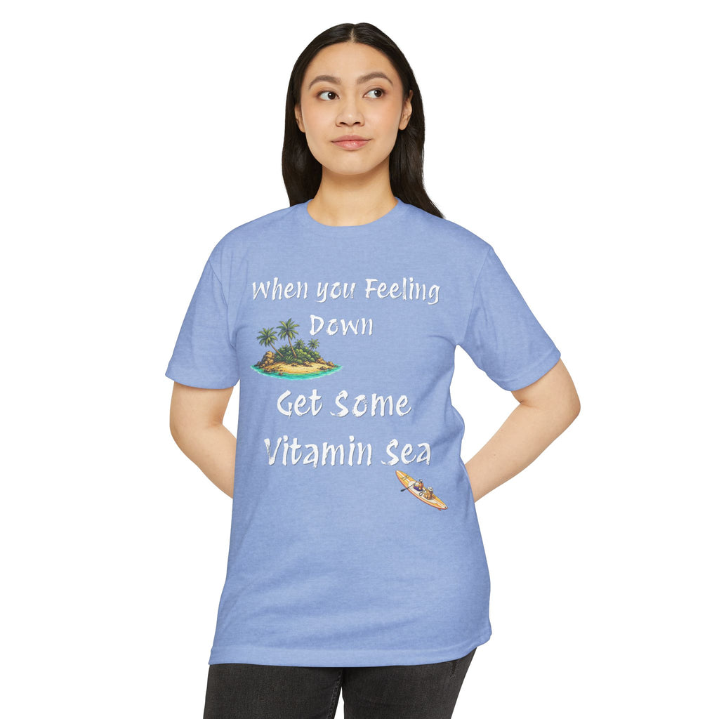 Vitamin Sea T-Shirt — "When You're Feeling Down Get Some Vitamin Sea"