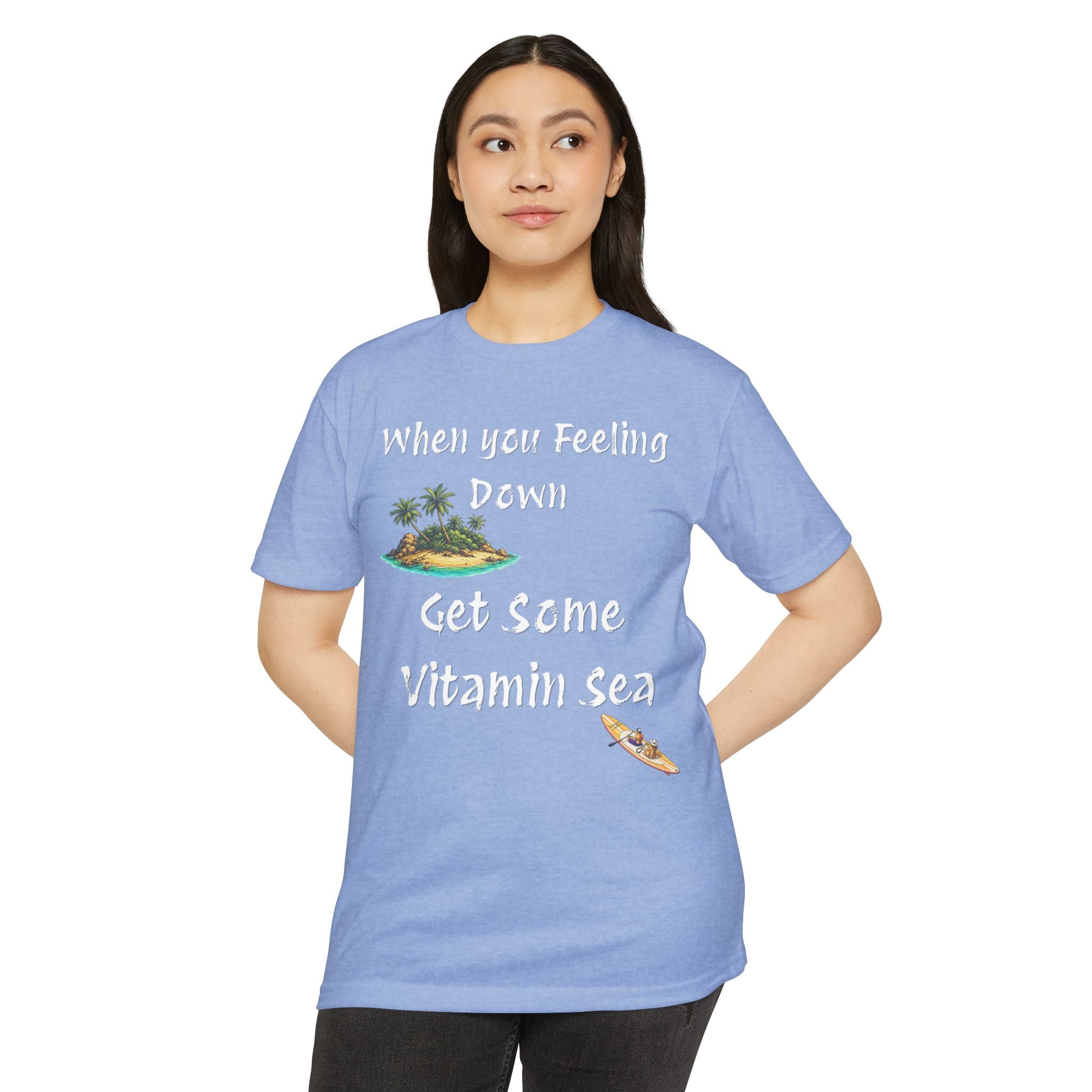 Vitamin Sea T-Shirt — "When You're Feeling Down Get Some Vitamin Sea"