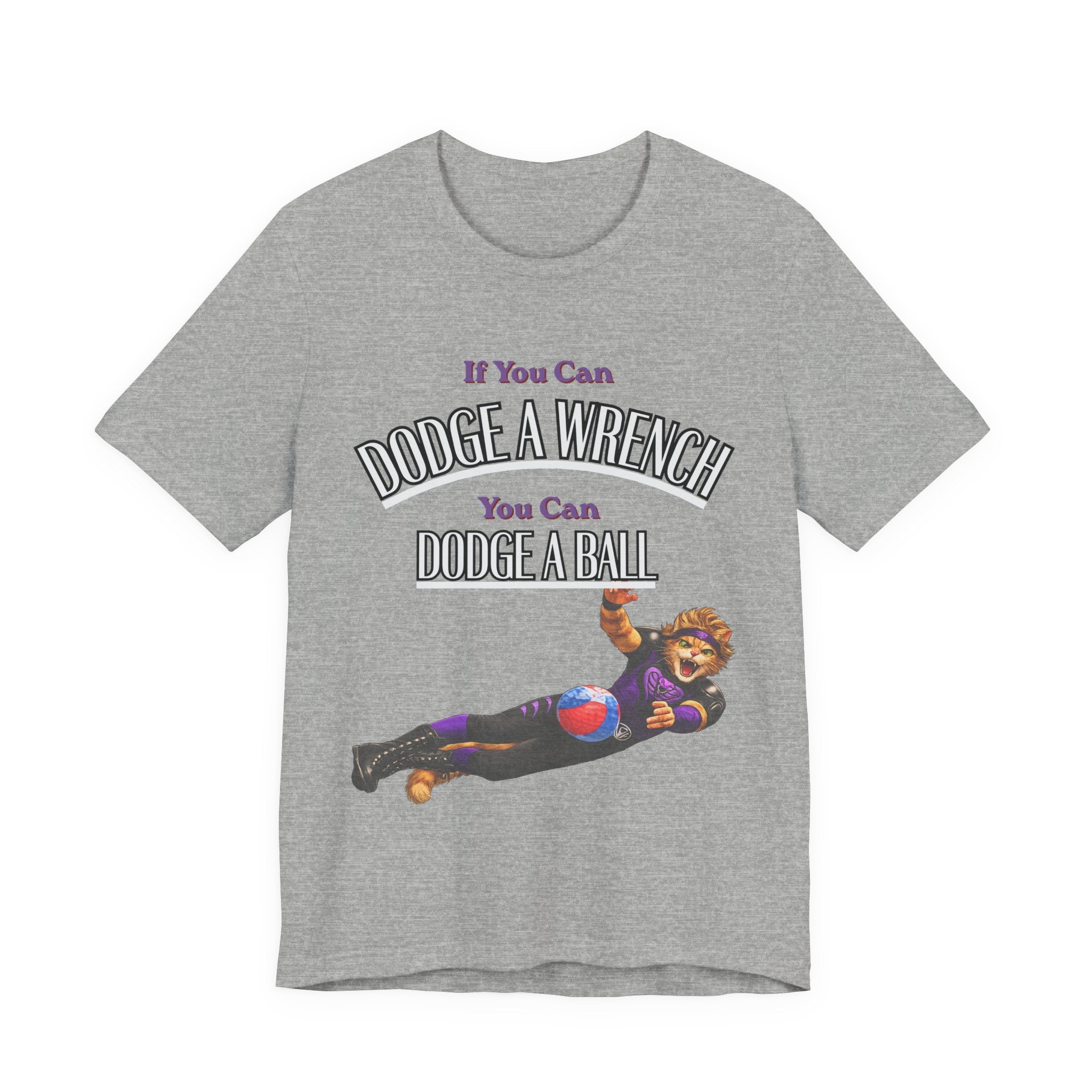 If you can Dodge a Wrench  T-Shirt — Funny Sports Tee