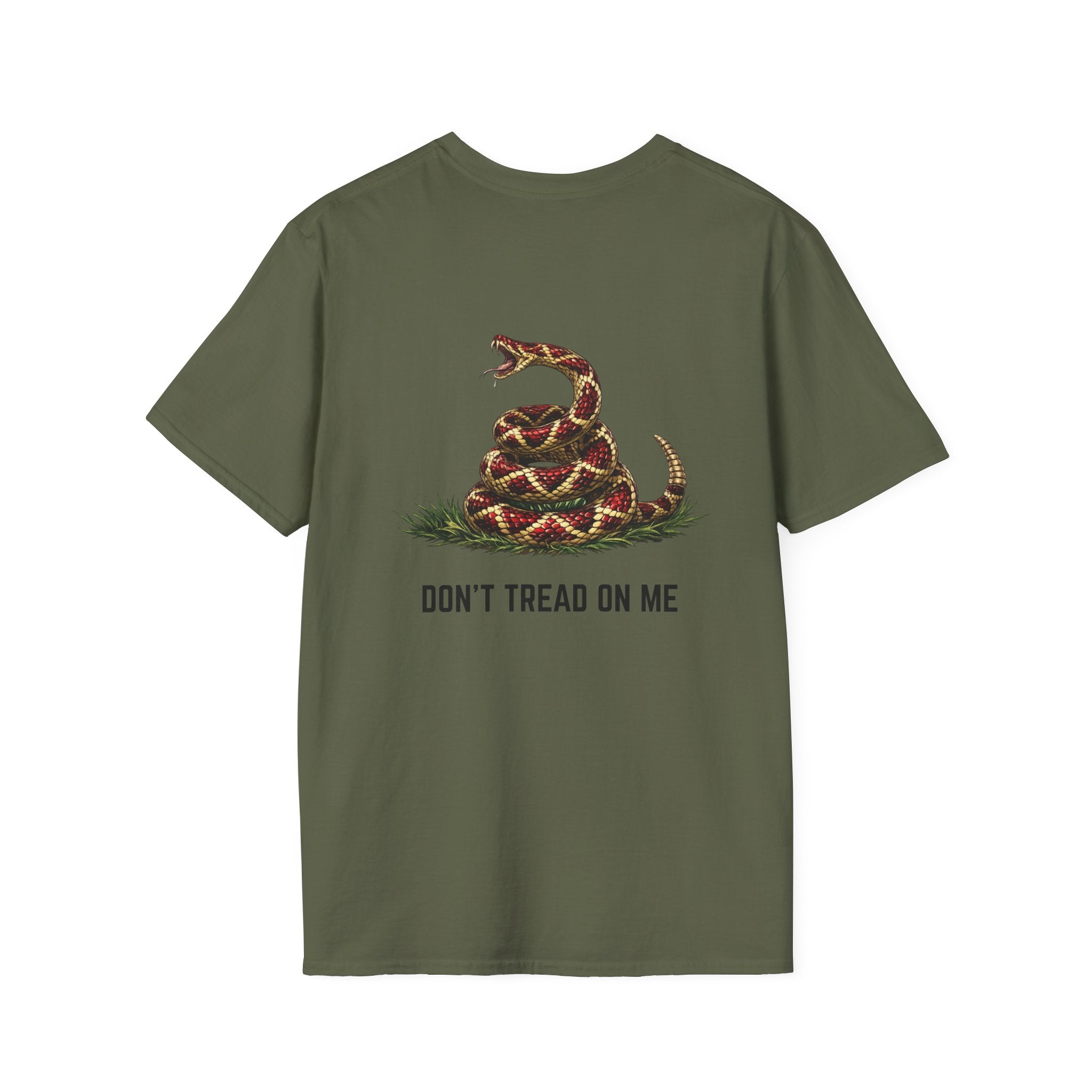 Snake on Cactus Pocket T-Shirt — Minimal Southwestern Vibe Tee